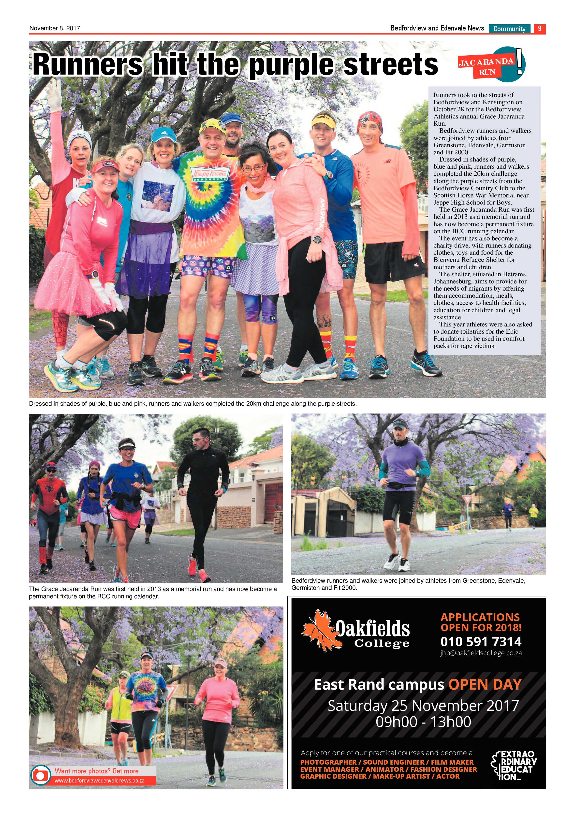 Bedfordview and Edenvale News 08 November 2017 page 9