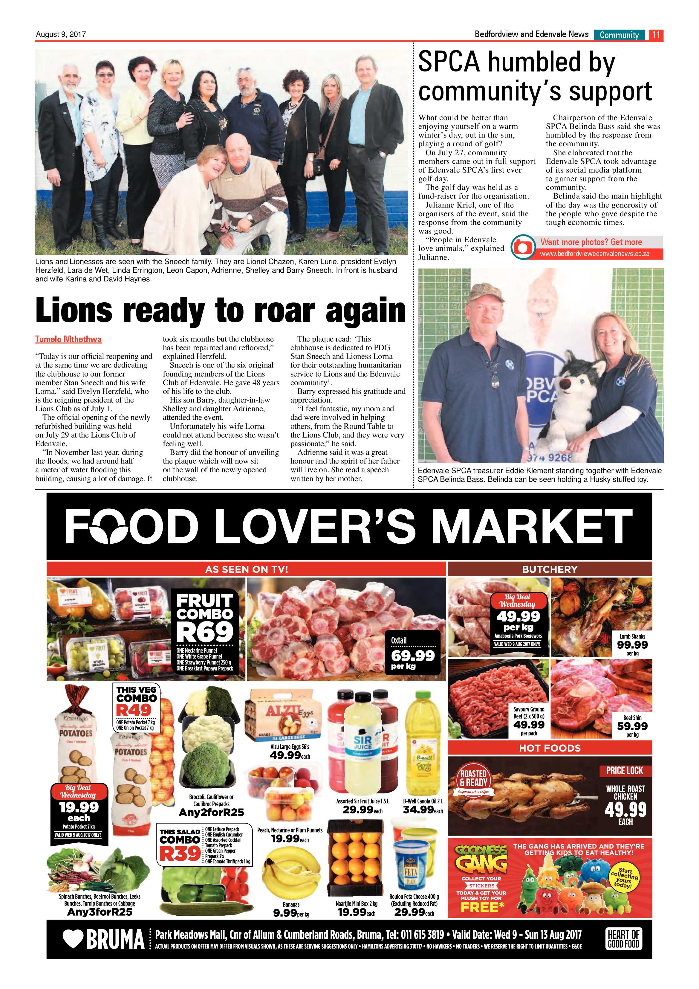 Bedfordview and Edenvale News 09 August 2017 page 11