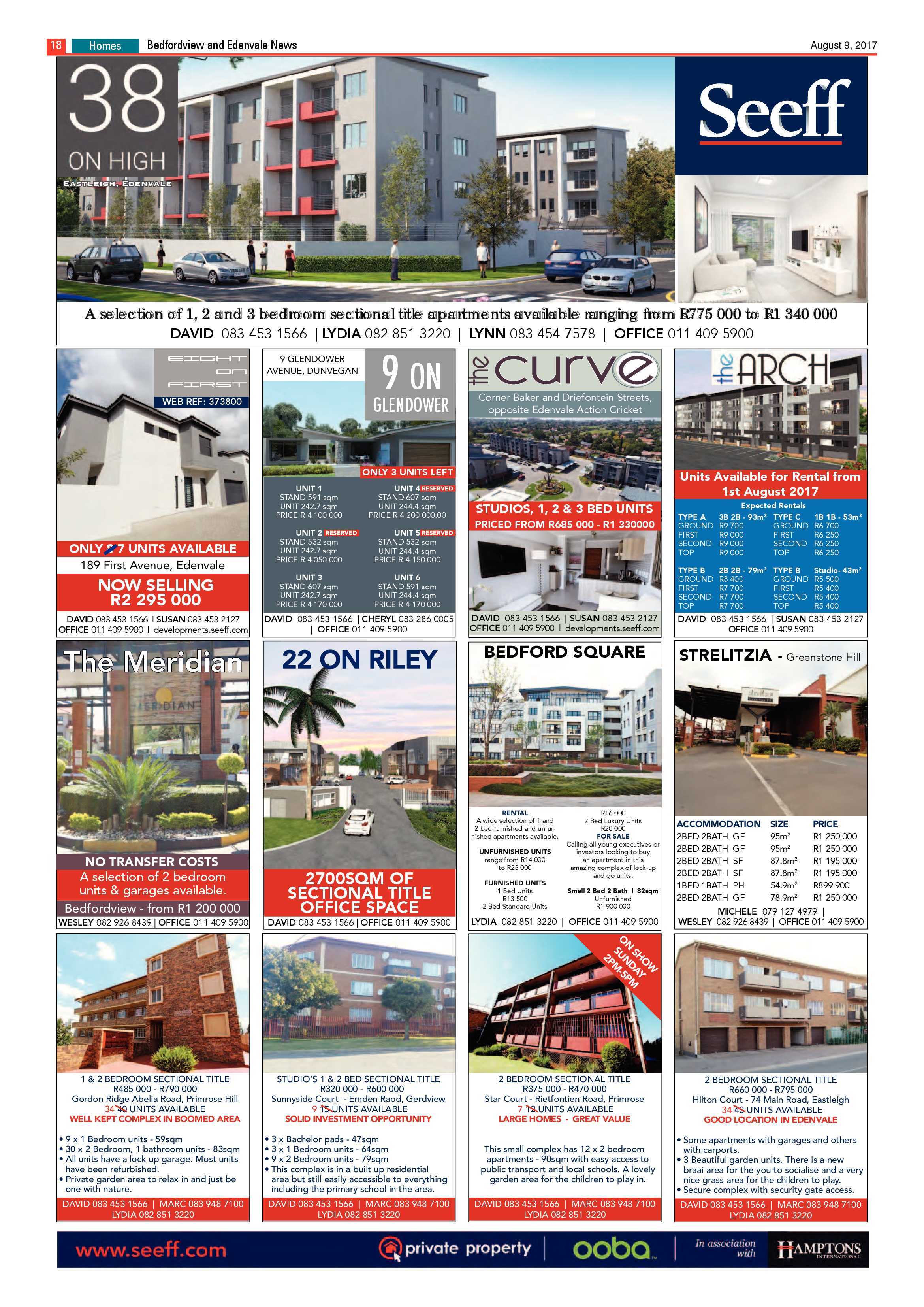 Bedfordview and Edenvale News 09 August 2017 page 18