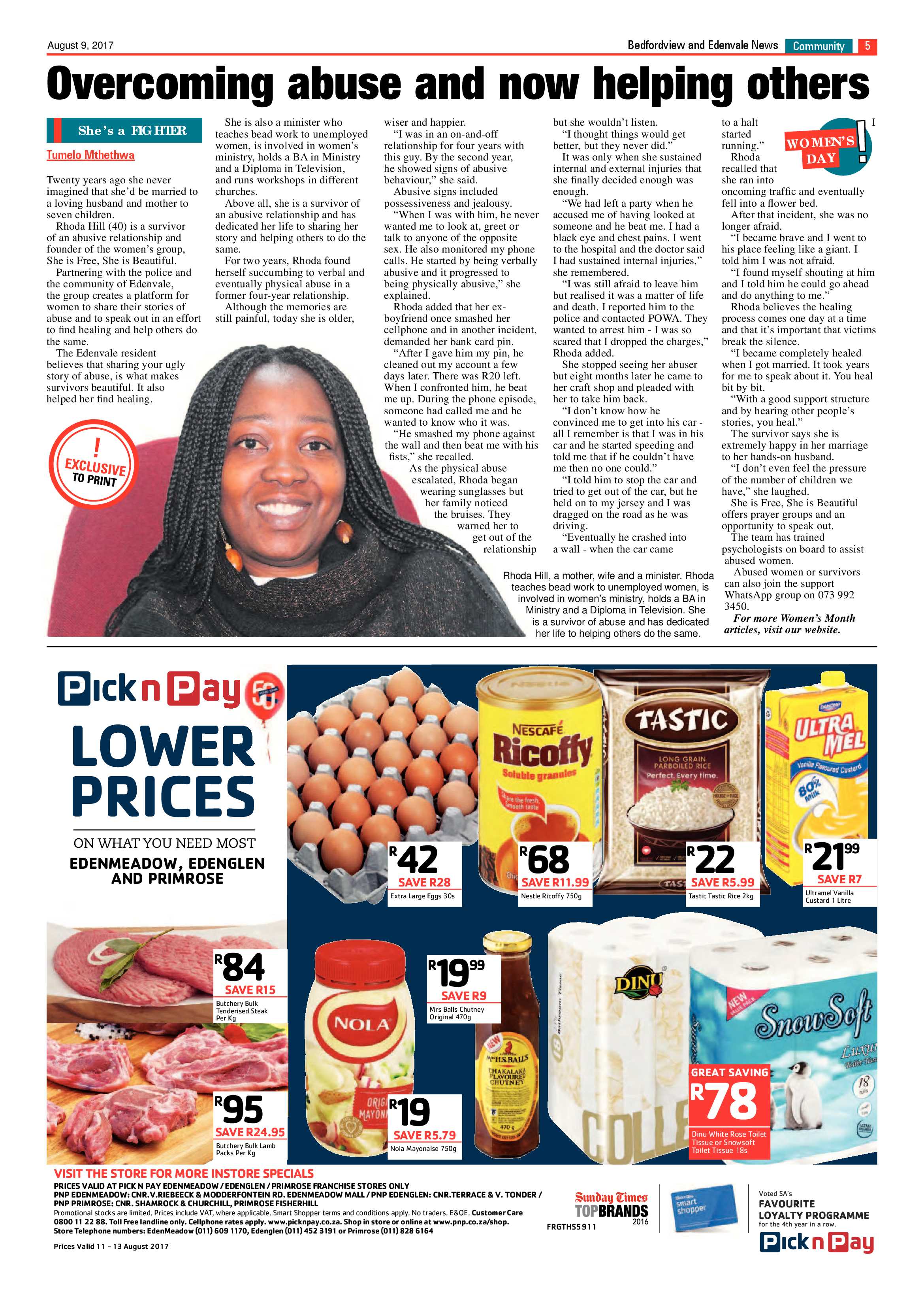 Bedfordview and Edenvale News 09 August 2017 page 5