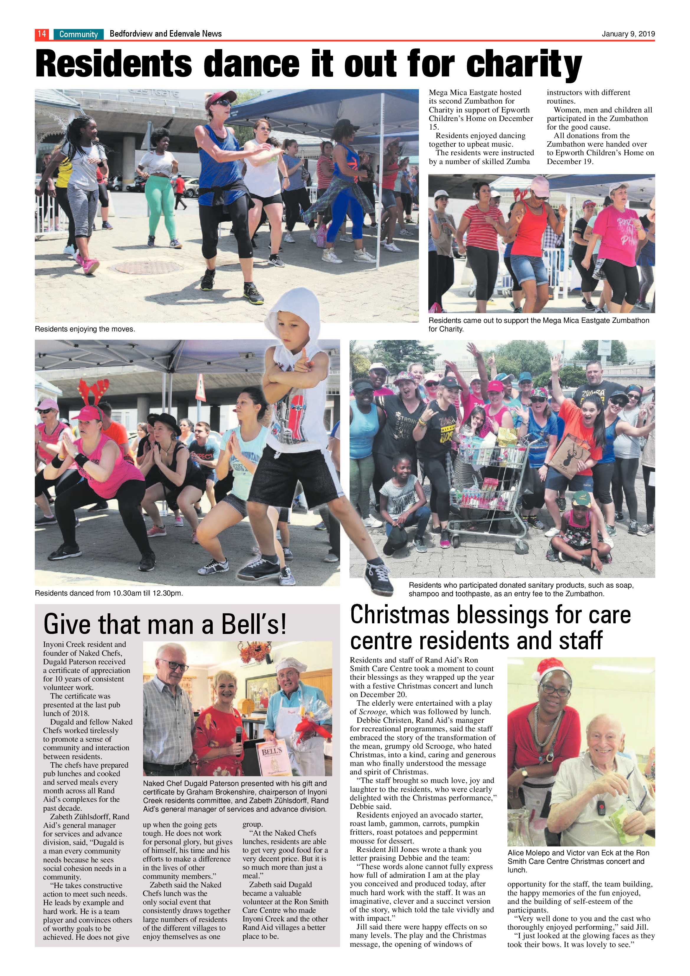 Bedfordview and Edenvale News 09 January 2019 page 14