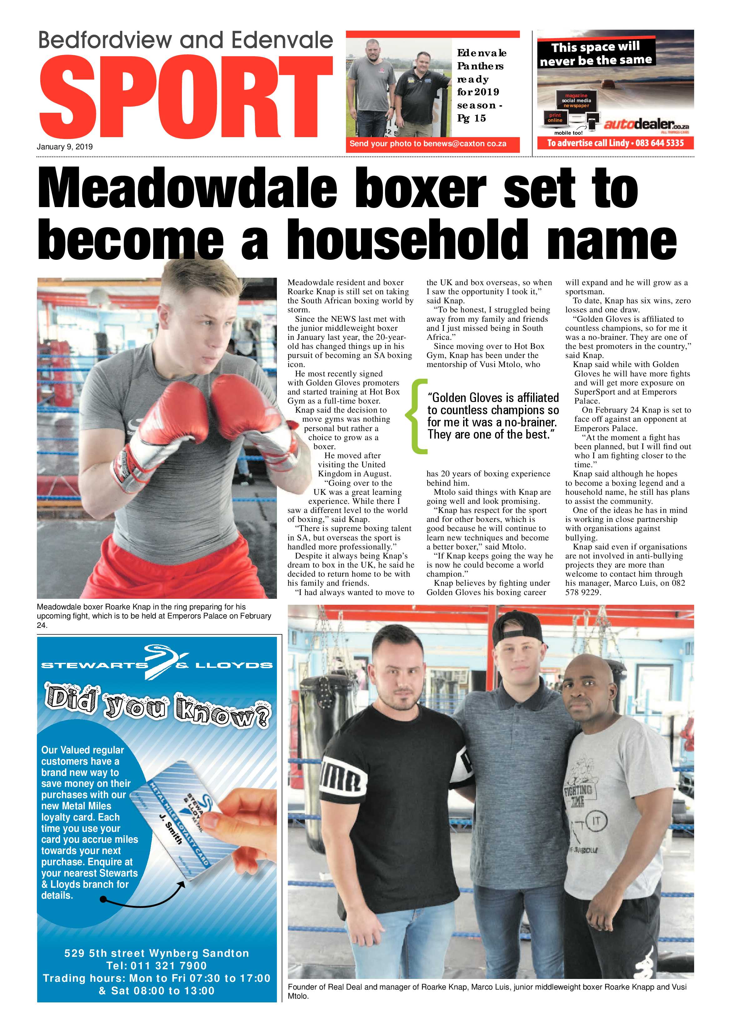Bedfordview and Edenvale News 09 January 2019 page 16