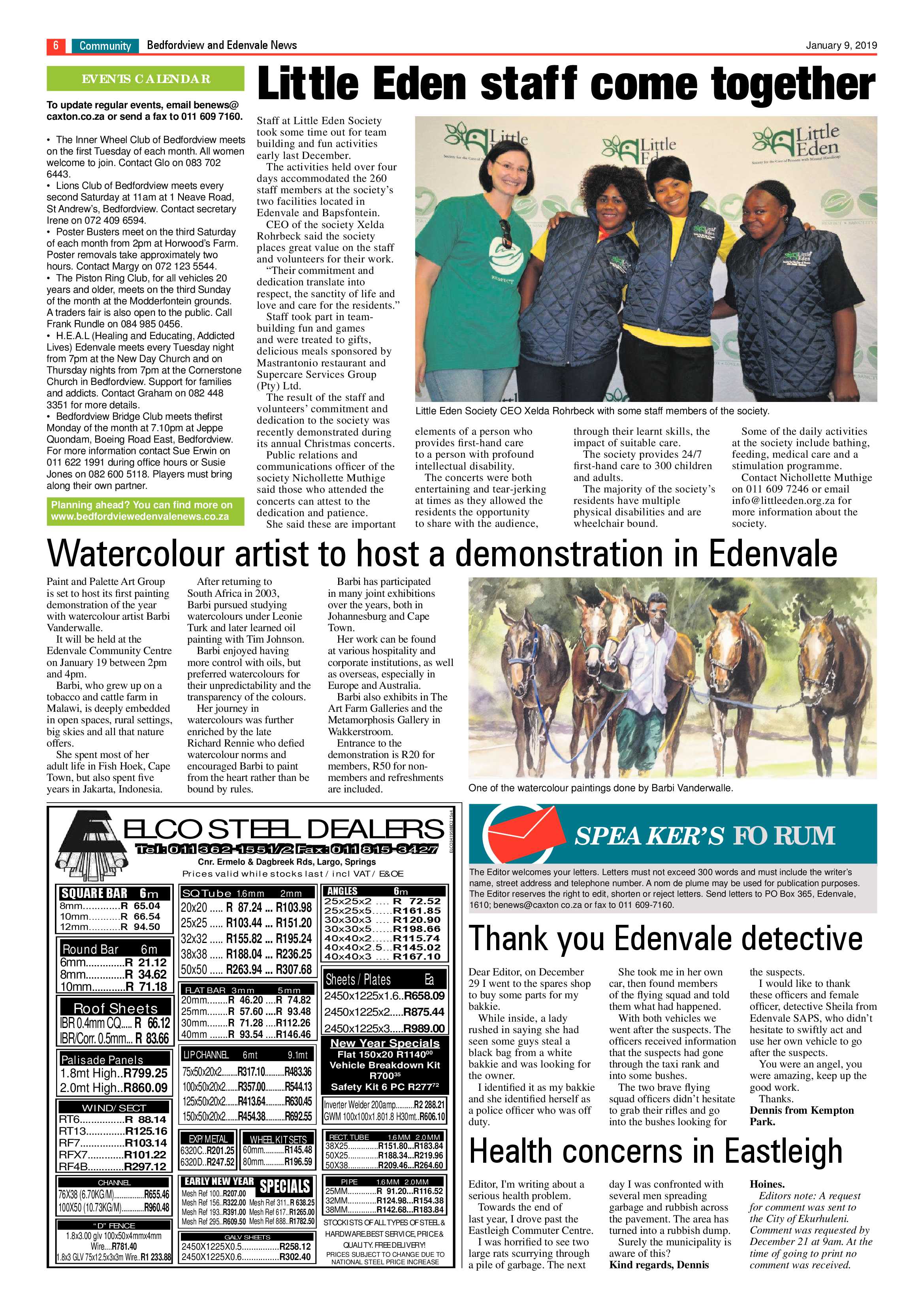 Bedfordview and Edenvale News 09 January 2019 page 6