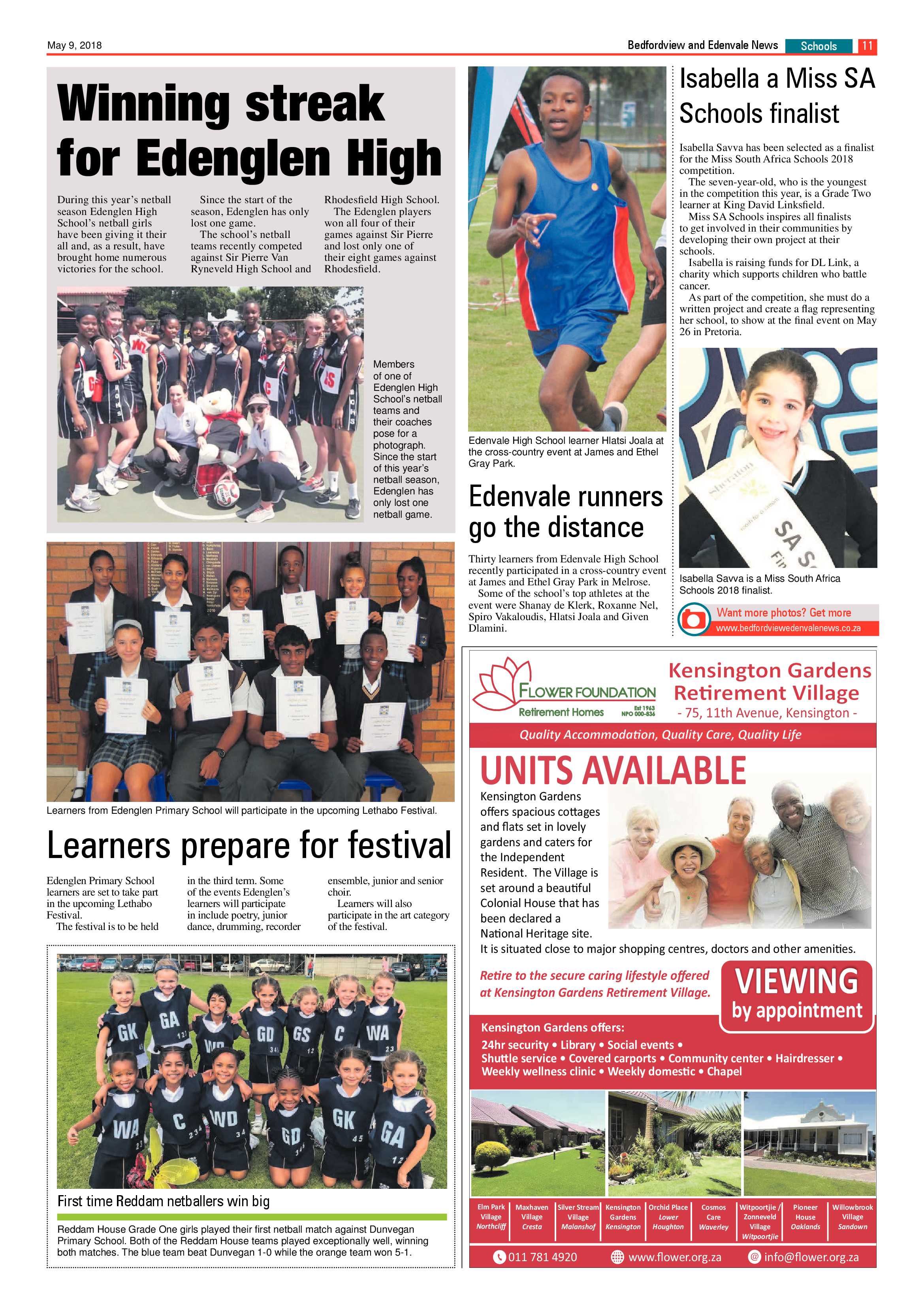 Bedfordview and Edenvale News 09 May 2018 page 11