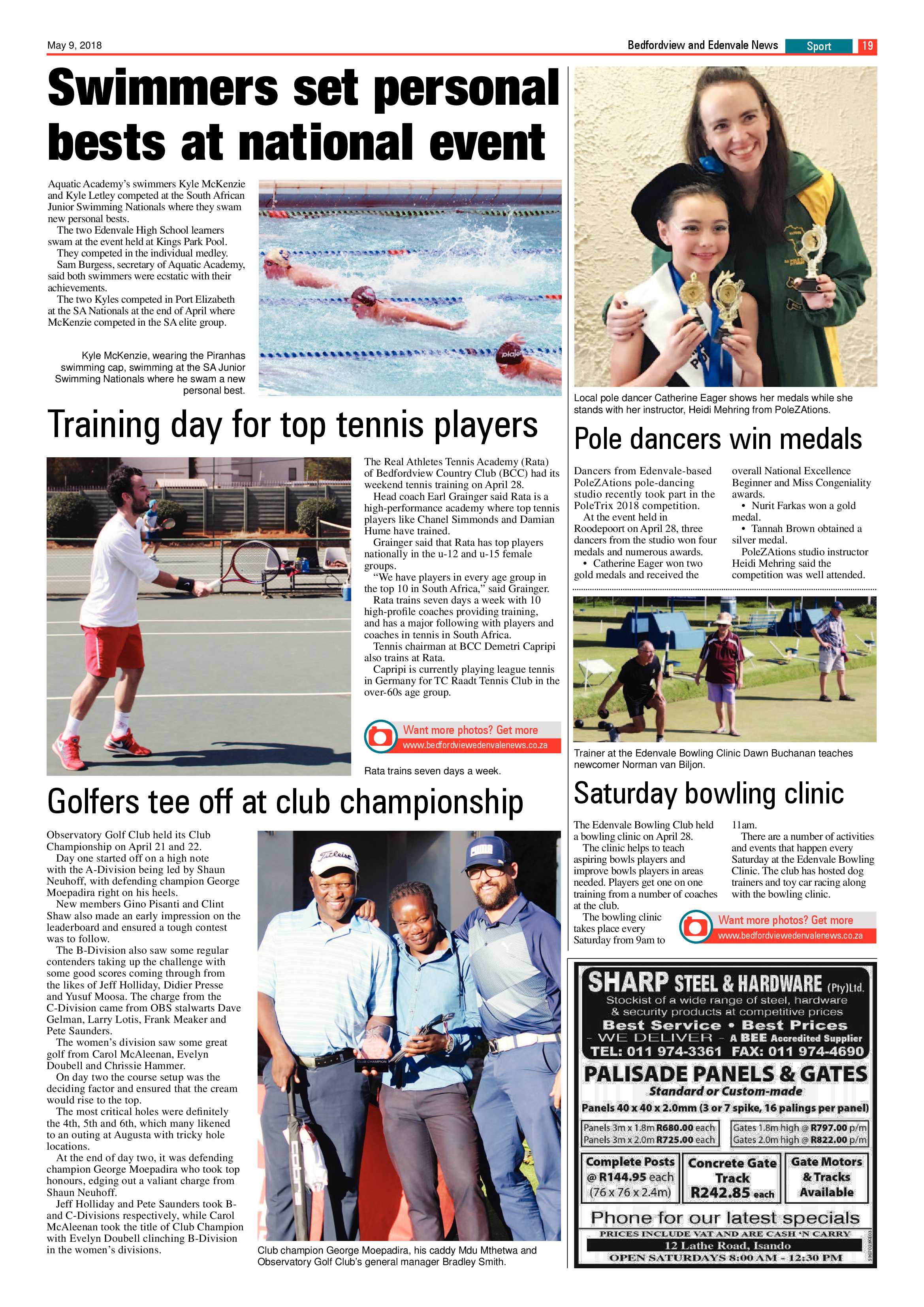 Bedfordview and Edenvale News 09 May 2018 page 19