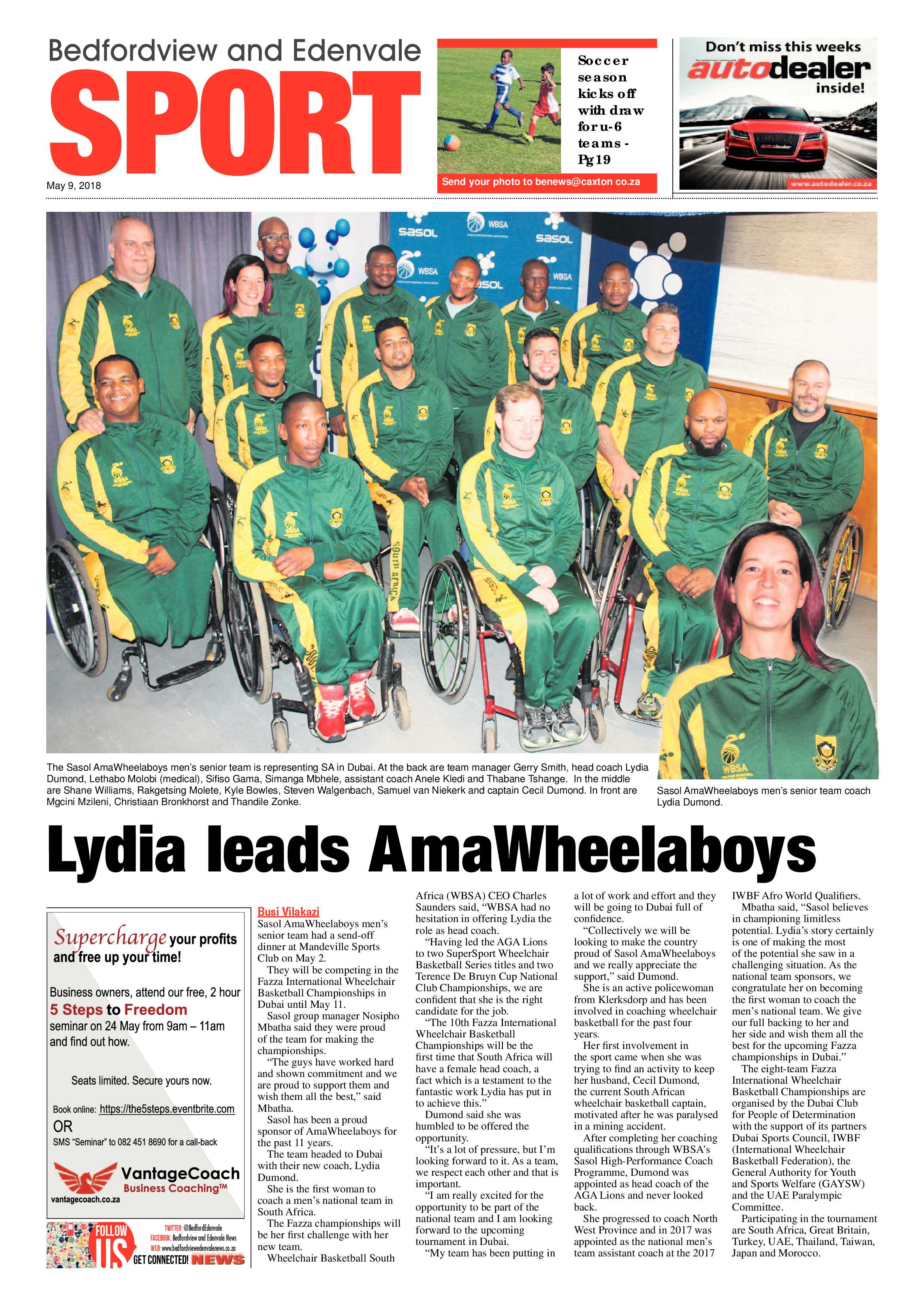 Bedfordview and Edenvale News 09 May 2018 page 20