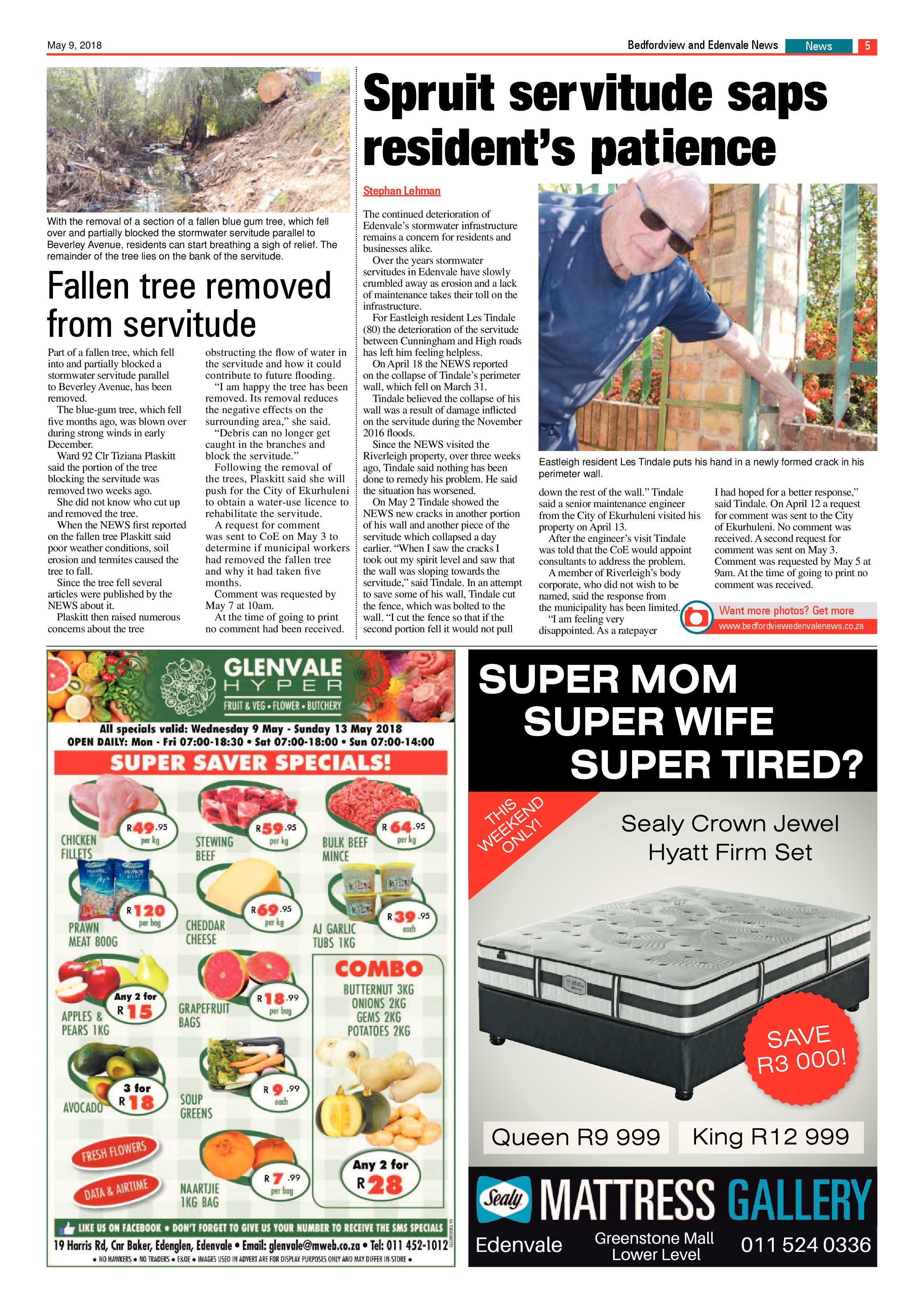 Bedfordview and Edenvale News 09 May 2018 page 5