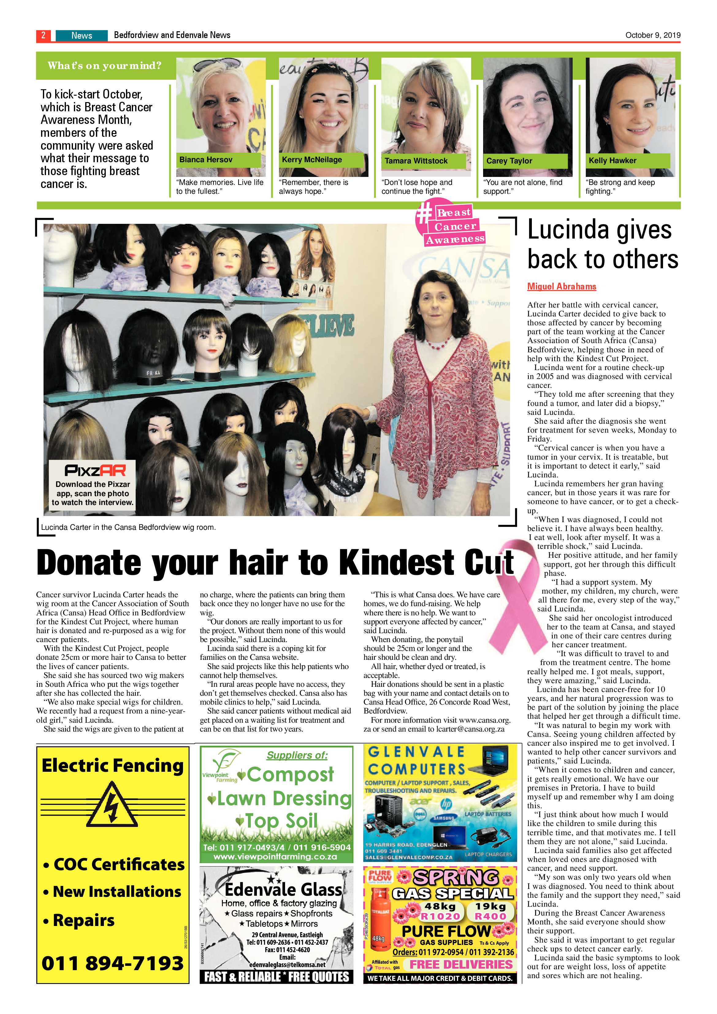 Bedfordview and Edenvale News 09 October 2019 page 2