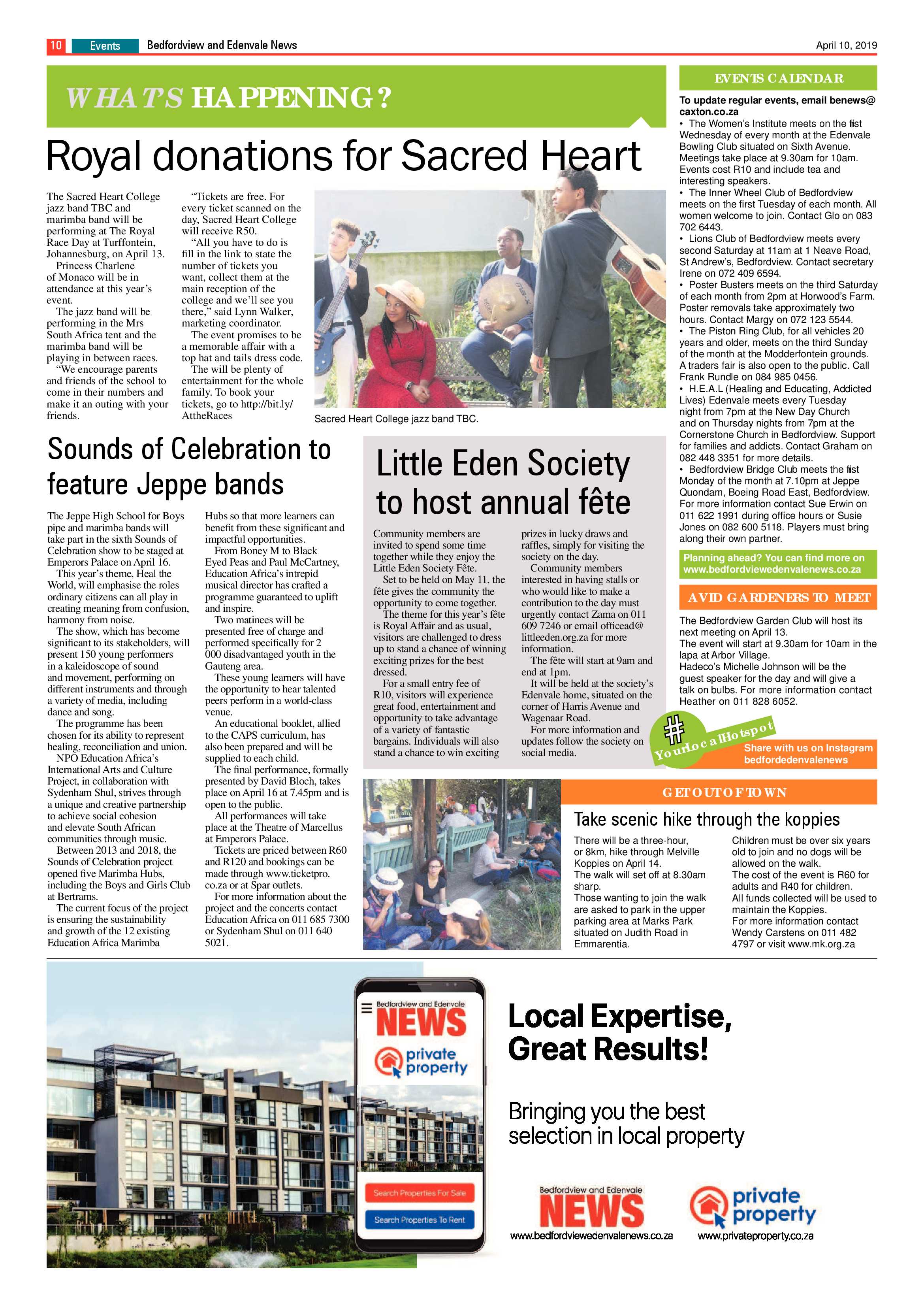 Bedfordview and Edenvale News 10 April 2019 page 10