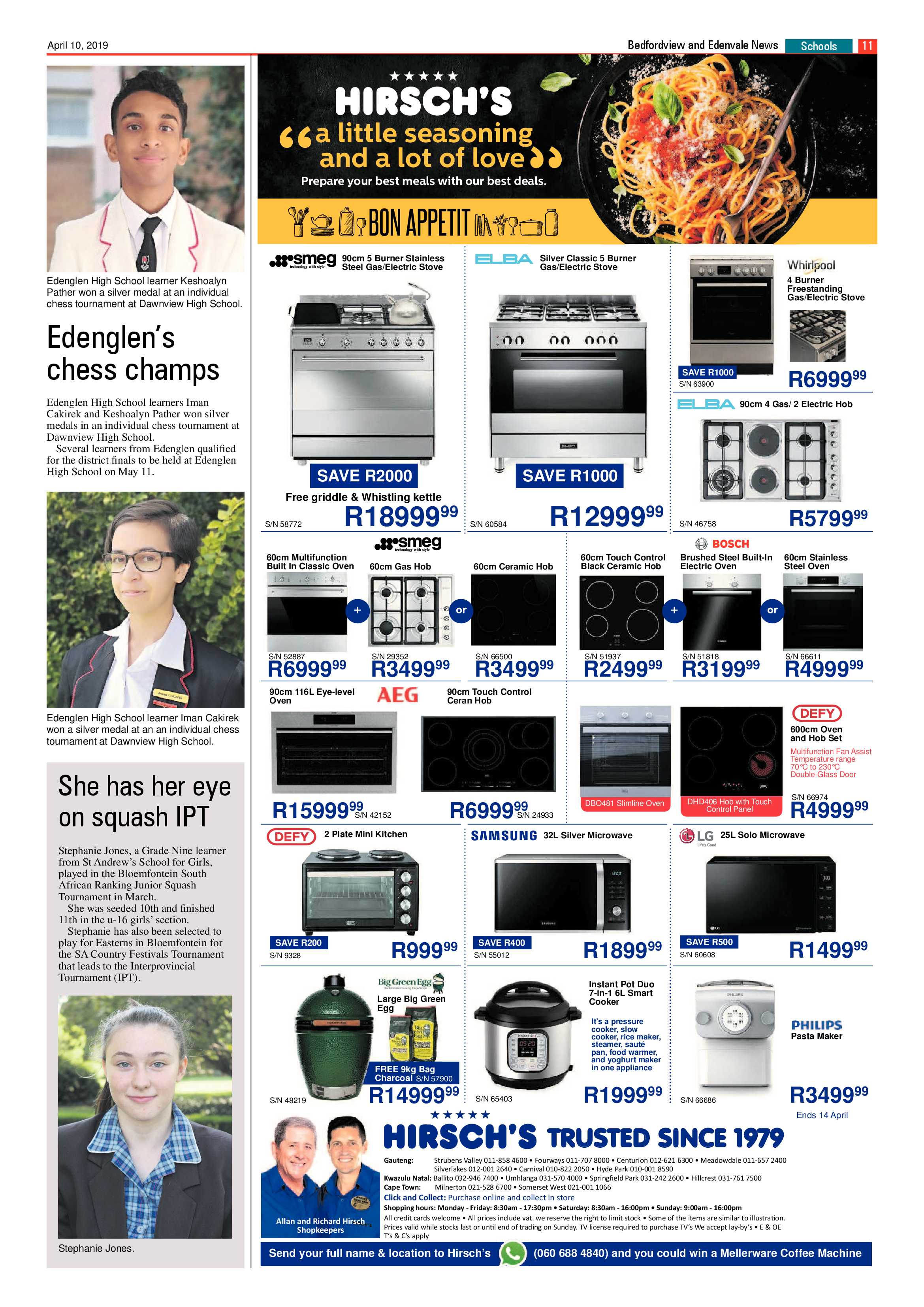 Bedfordview and Edenvale News 10 April 2019 page 11