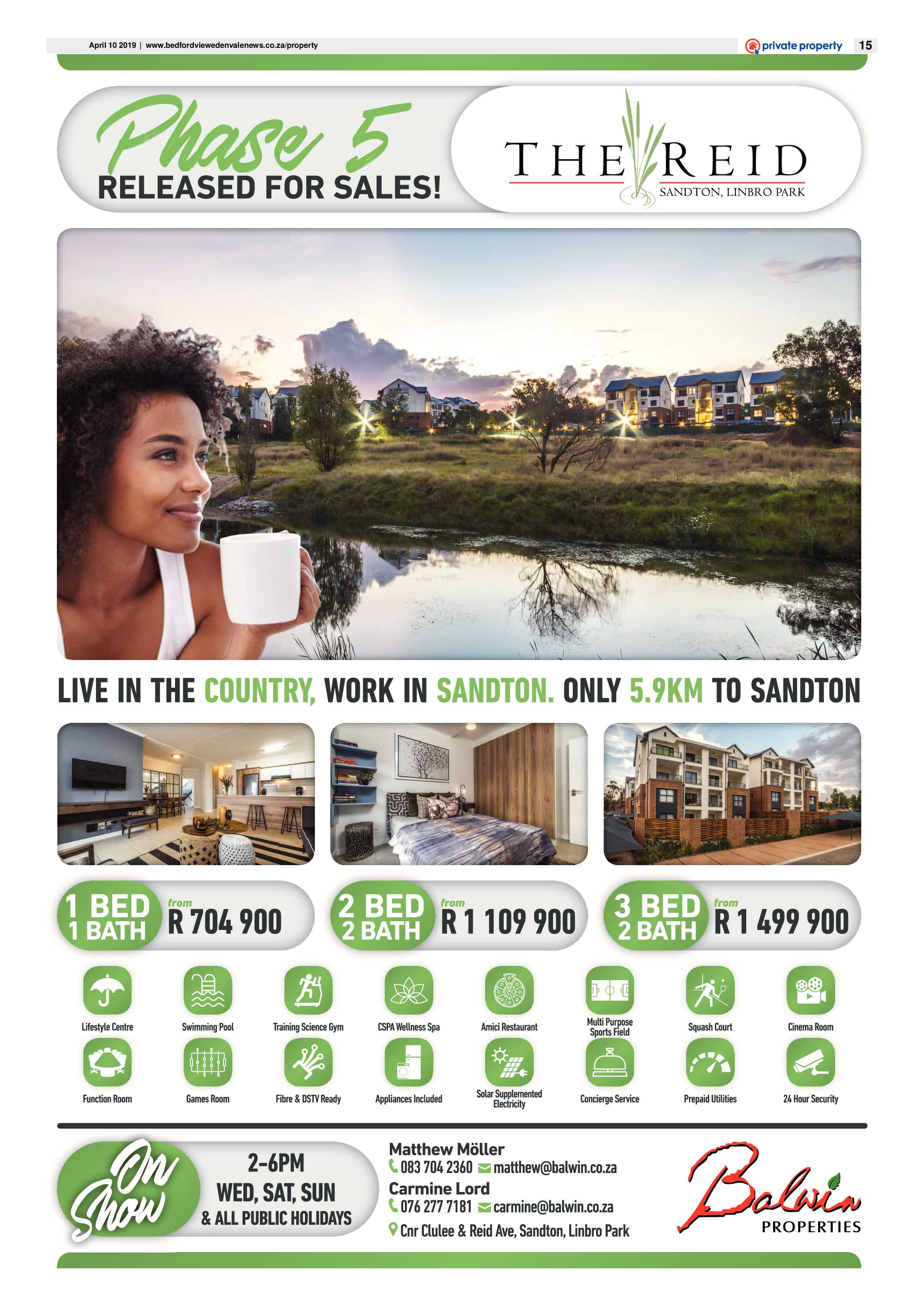 Bedfordview and Edenvale News 10 April 2019 page 15