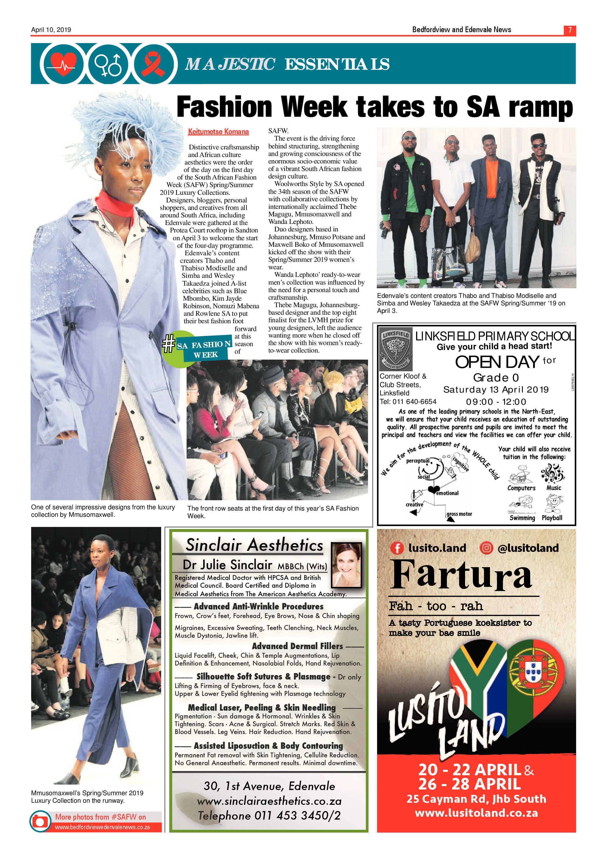 Bedfordview and Edenvale News 10 April 2019 page 7
