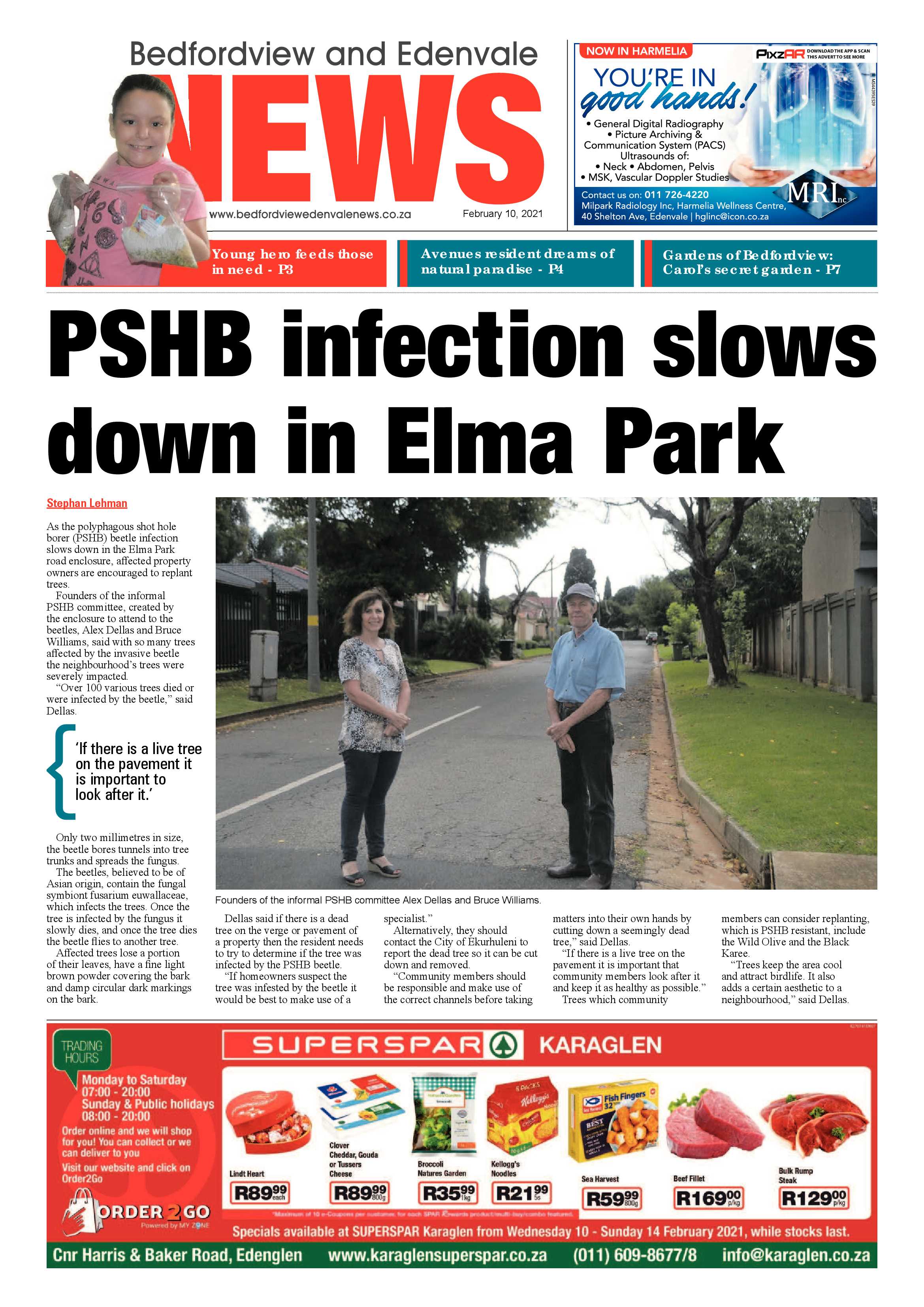 Bedfordview and Edenvale News 10 February 2021 page 1