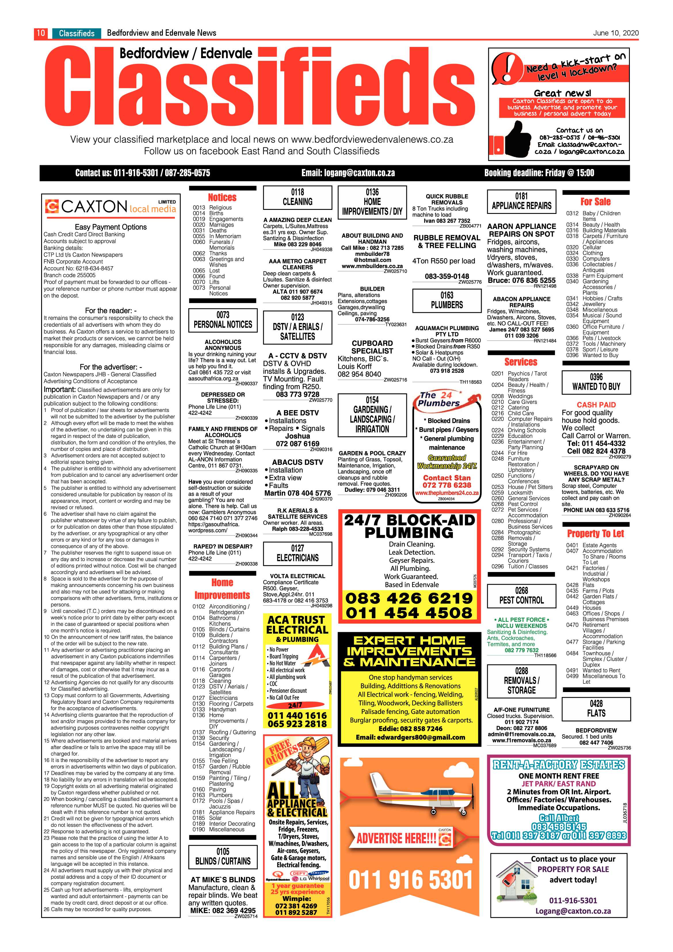 Bedfordview and Edenvale News 10 June 2020 page 10