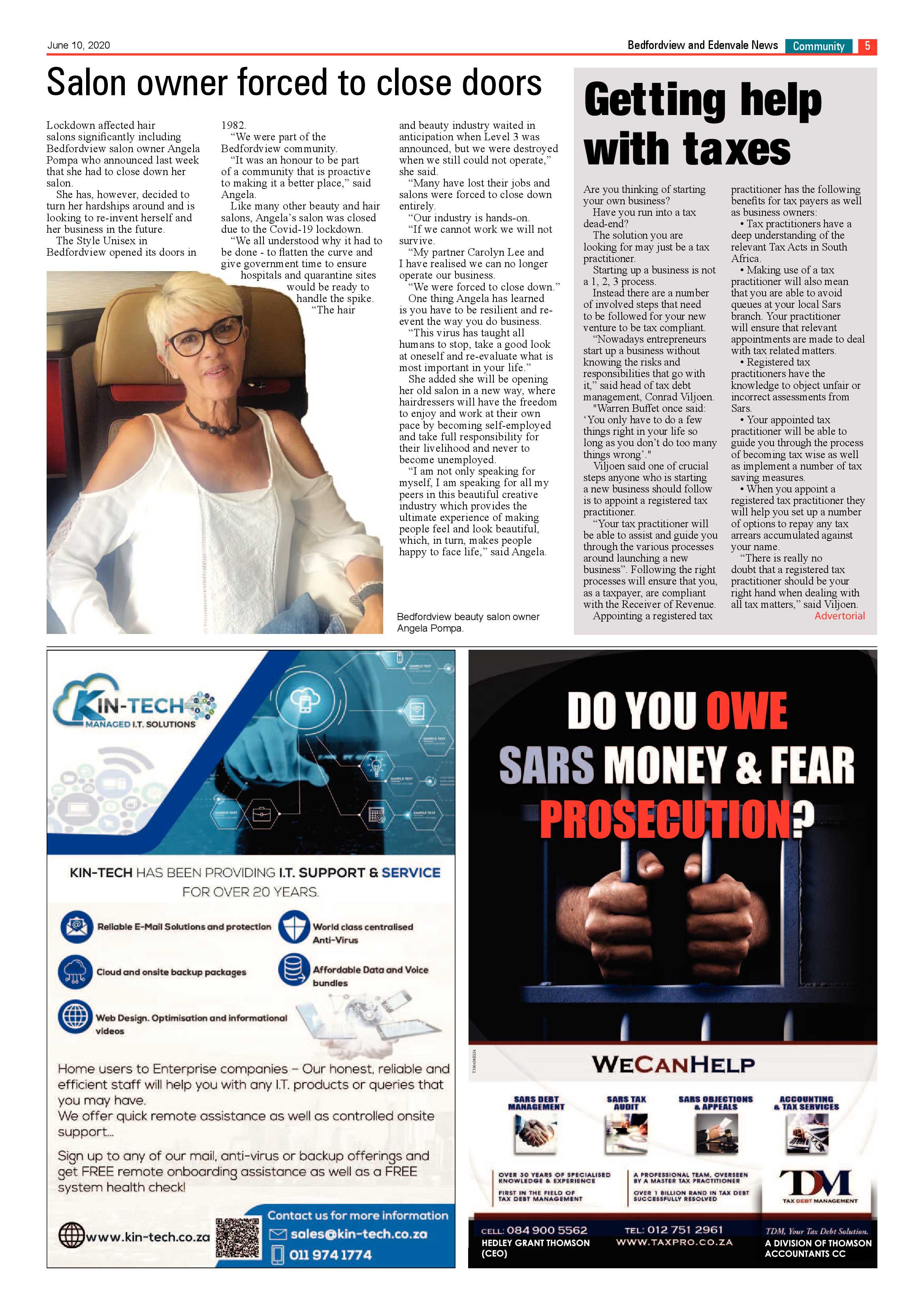 Bedfordview and Edenvale News 10 June 2020 page 5