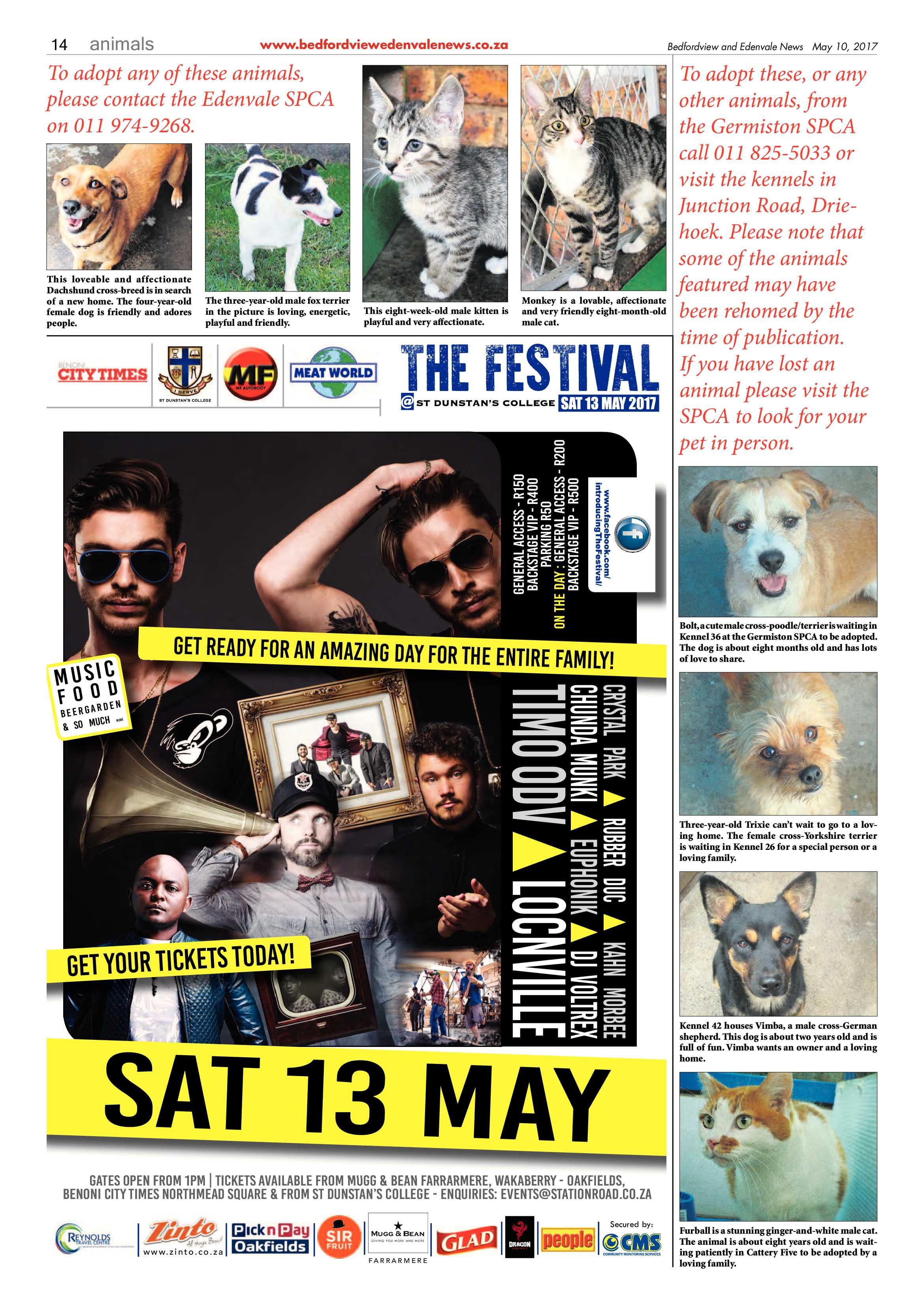 Bedfordview and Edenvale News 10 May 2017 page 14