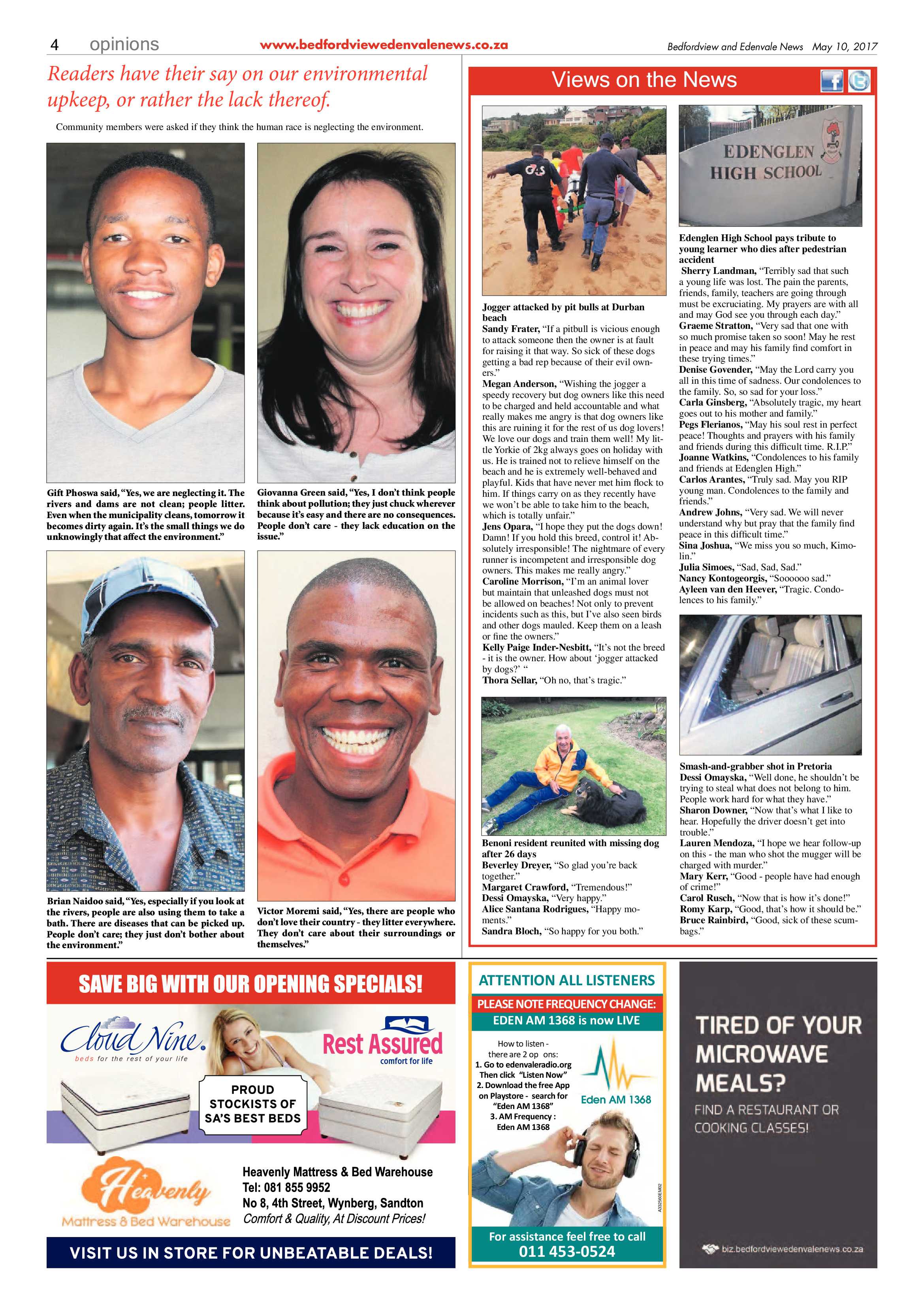 Bedfordview and Edenvale News 10 May 2017 page 4