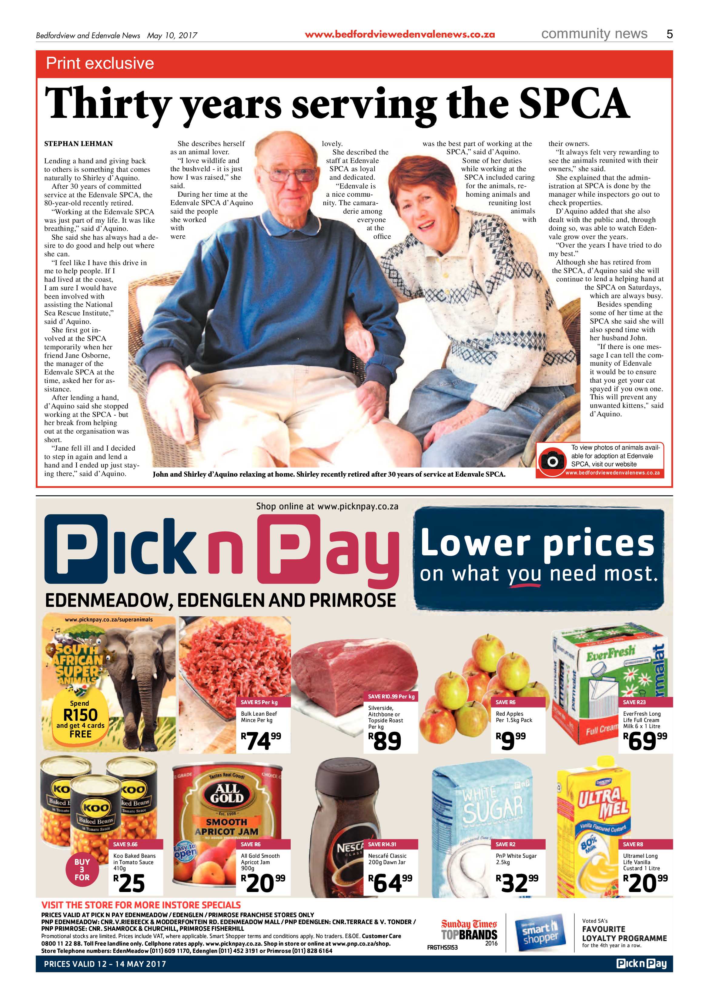 Bedfordview and Edenvale News 10 May 2017 page 5
