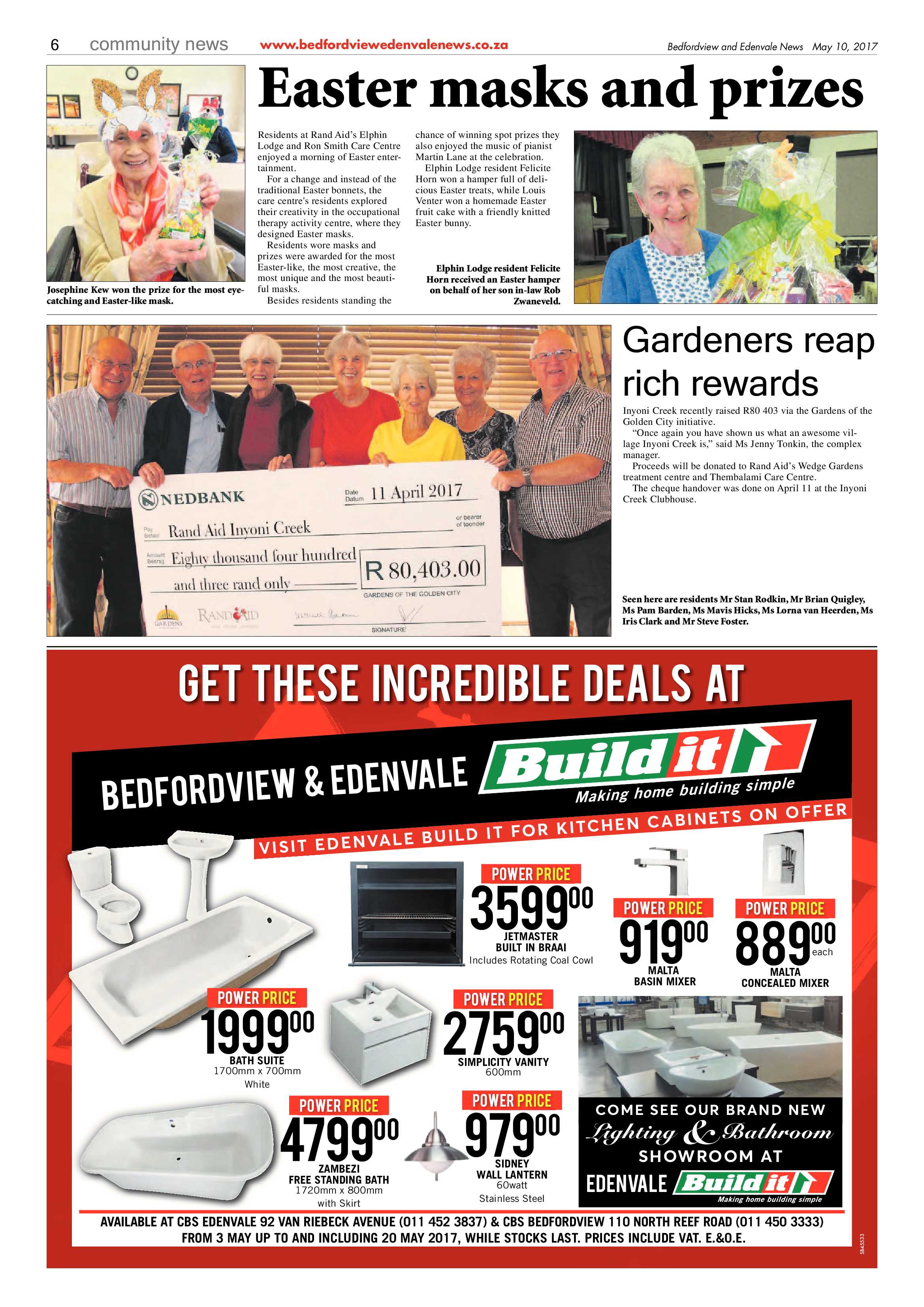 Bedfordview and Edenvale News 10 May 2017 page 6