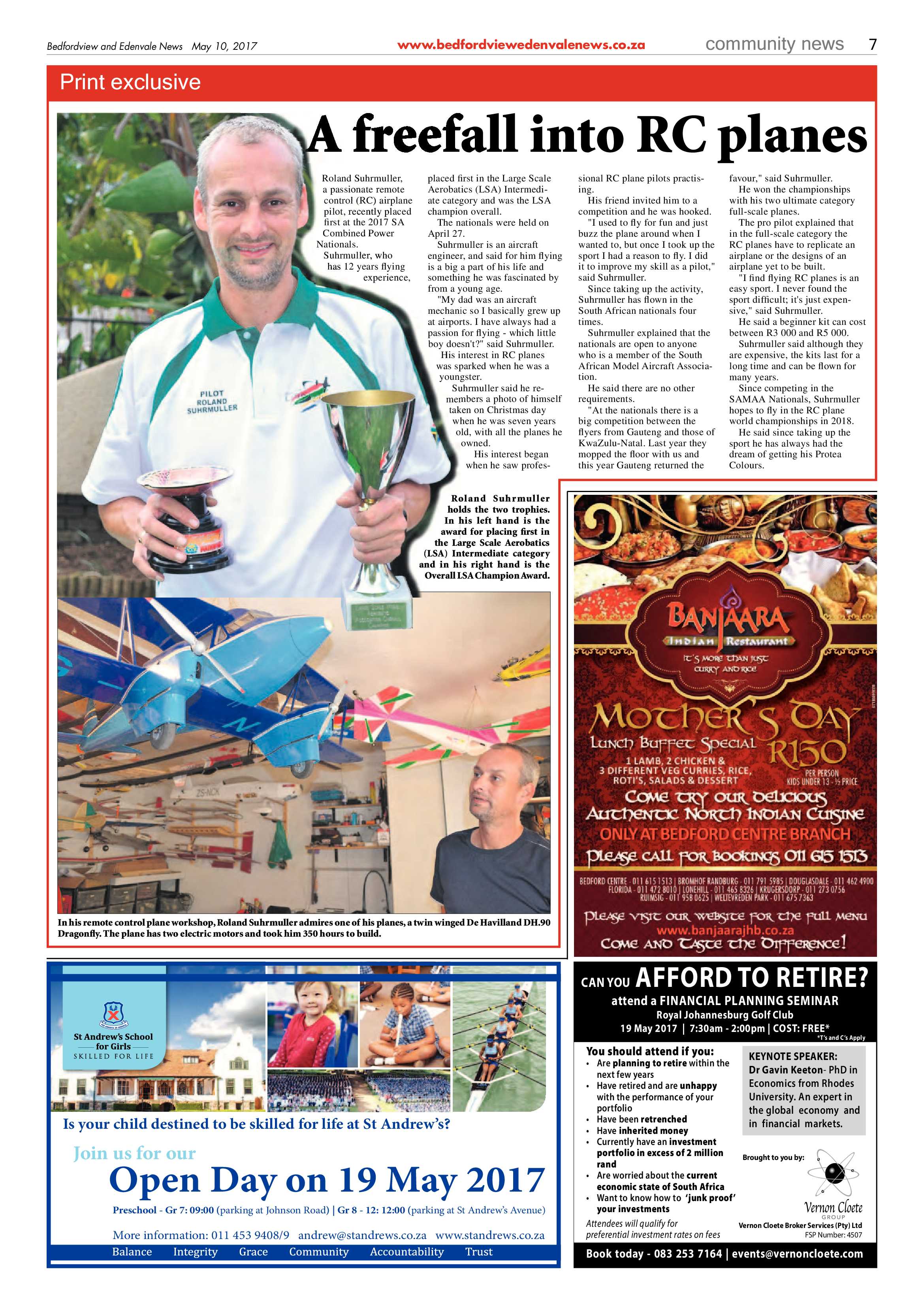 Bedfordview and Edenvale News 10 May 2017 page 7