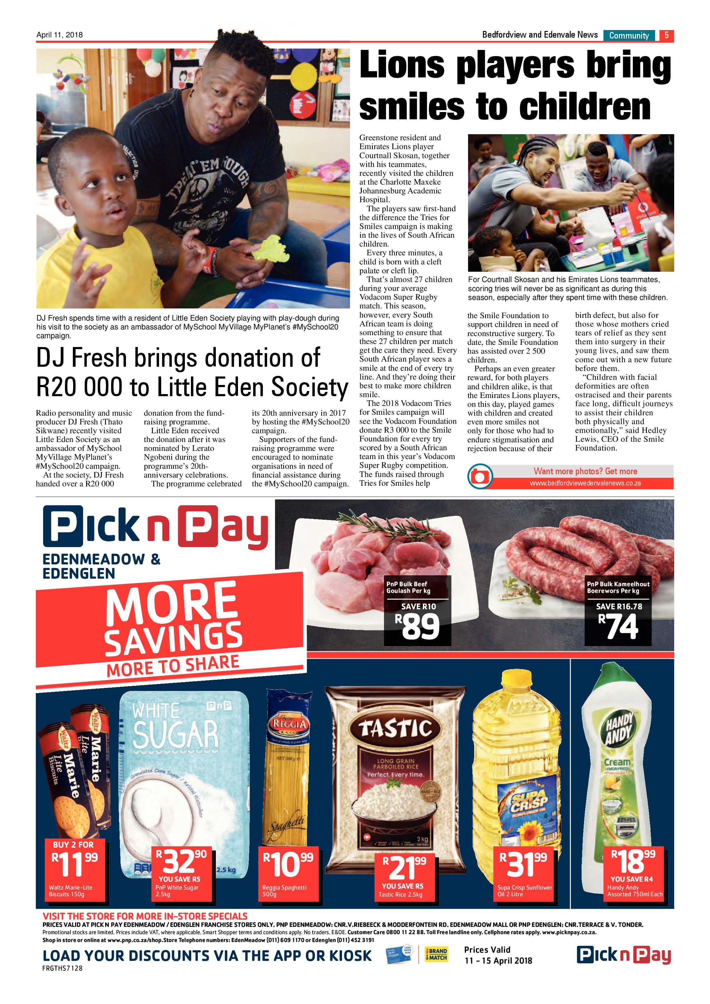 Bedfordview and Edenvale News 11 April 2018 page 5