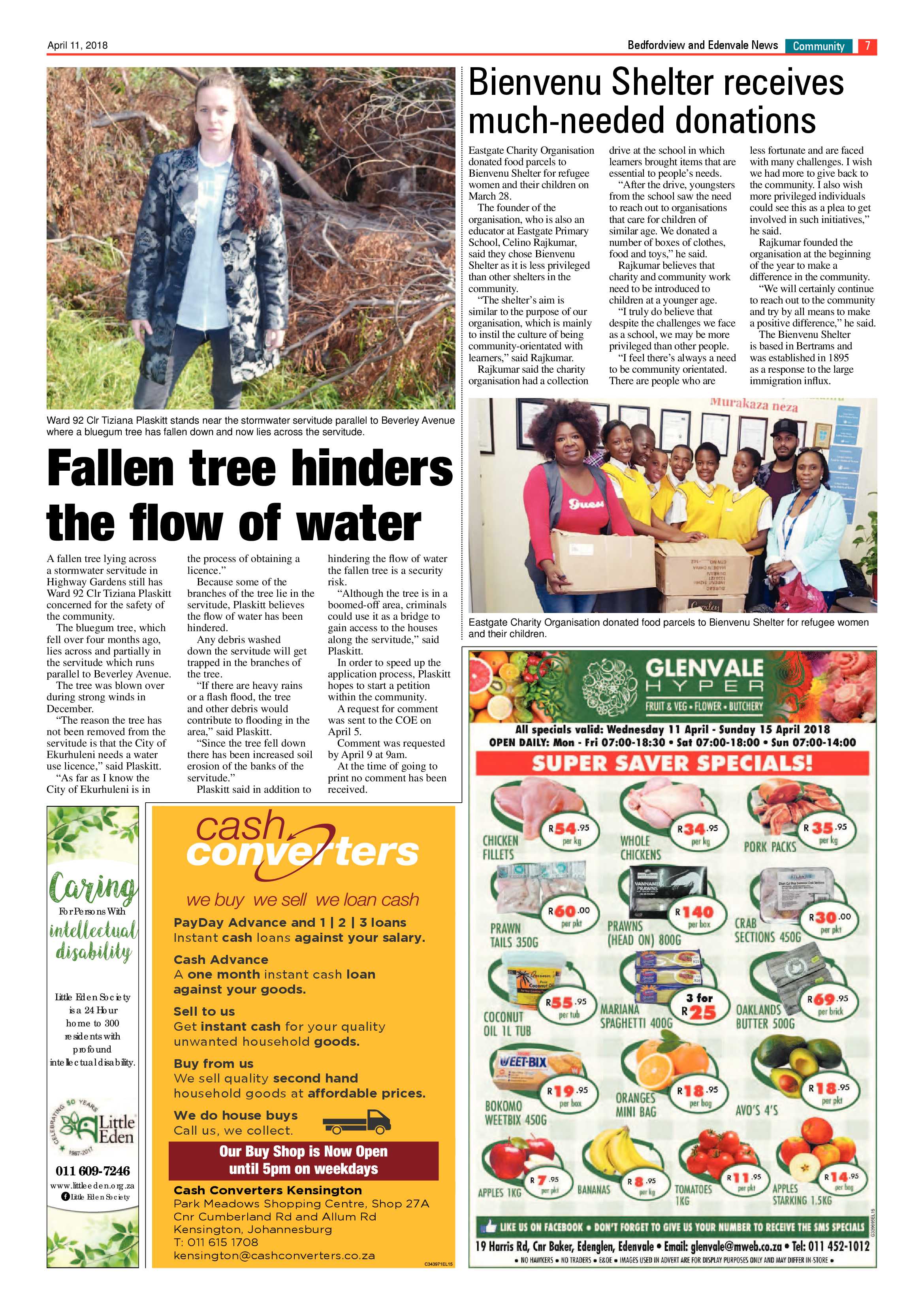 Bedfordview and Edenvale News 11 April 2018 page 7