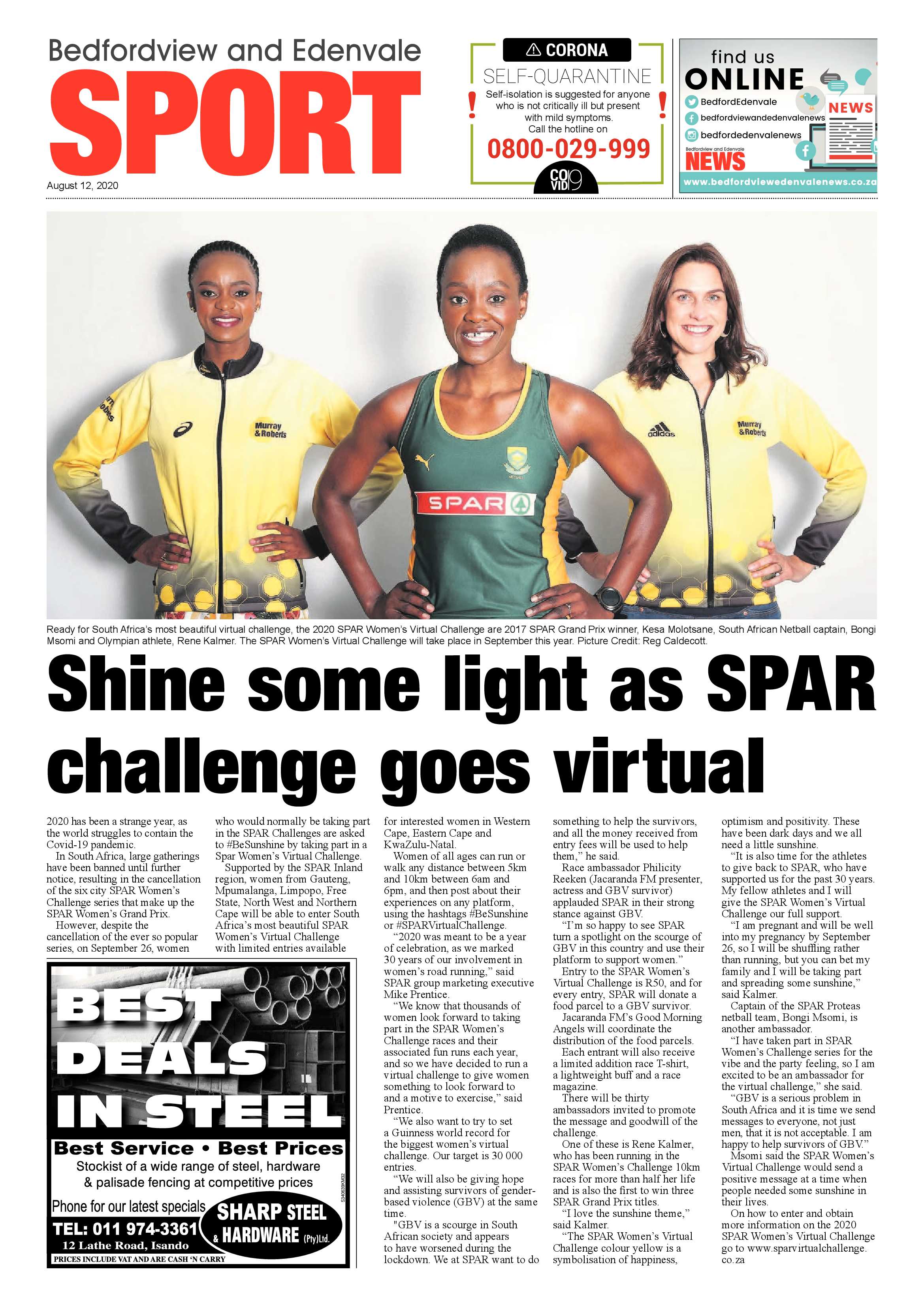 Bedfordview and Edenvale News 11 August 2020 page 12