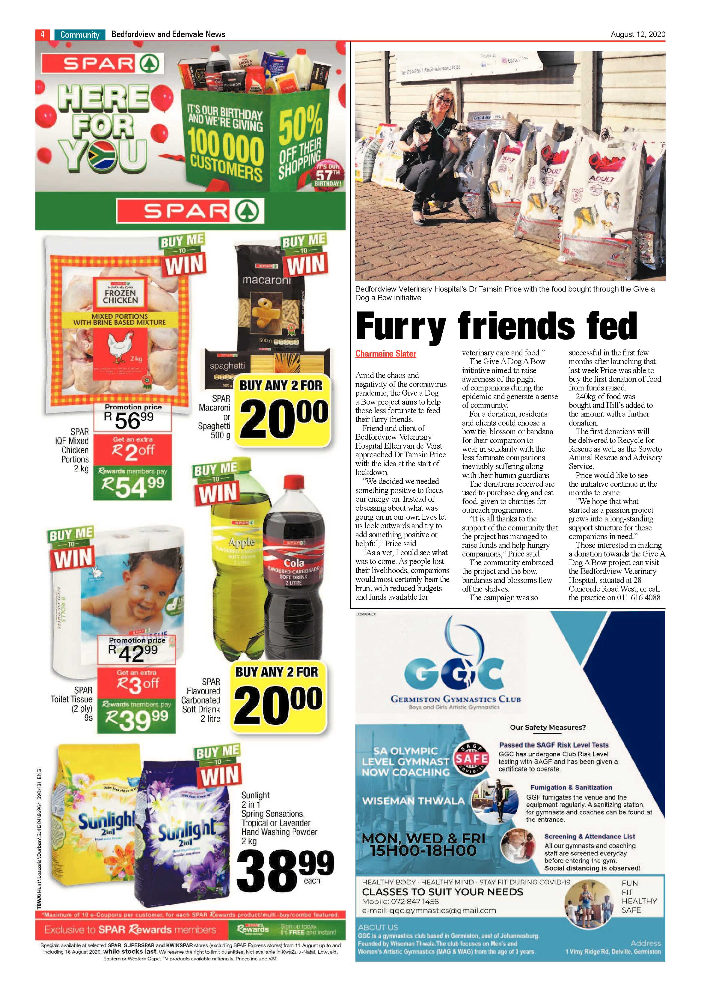 Bedfordview and Edenvale News 11 August 2020 page 4