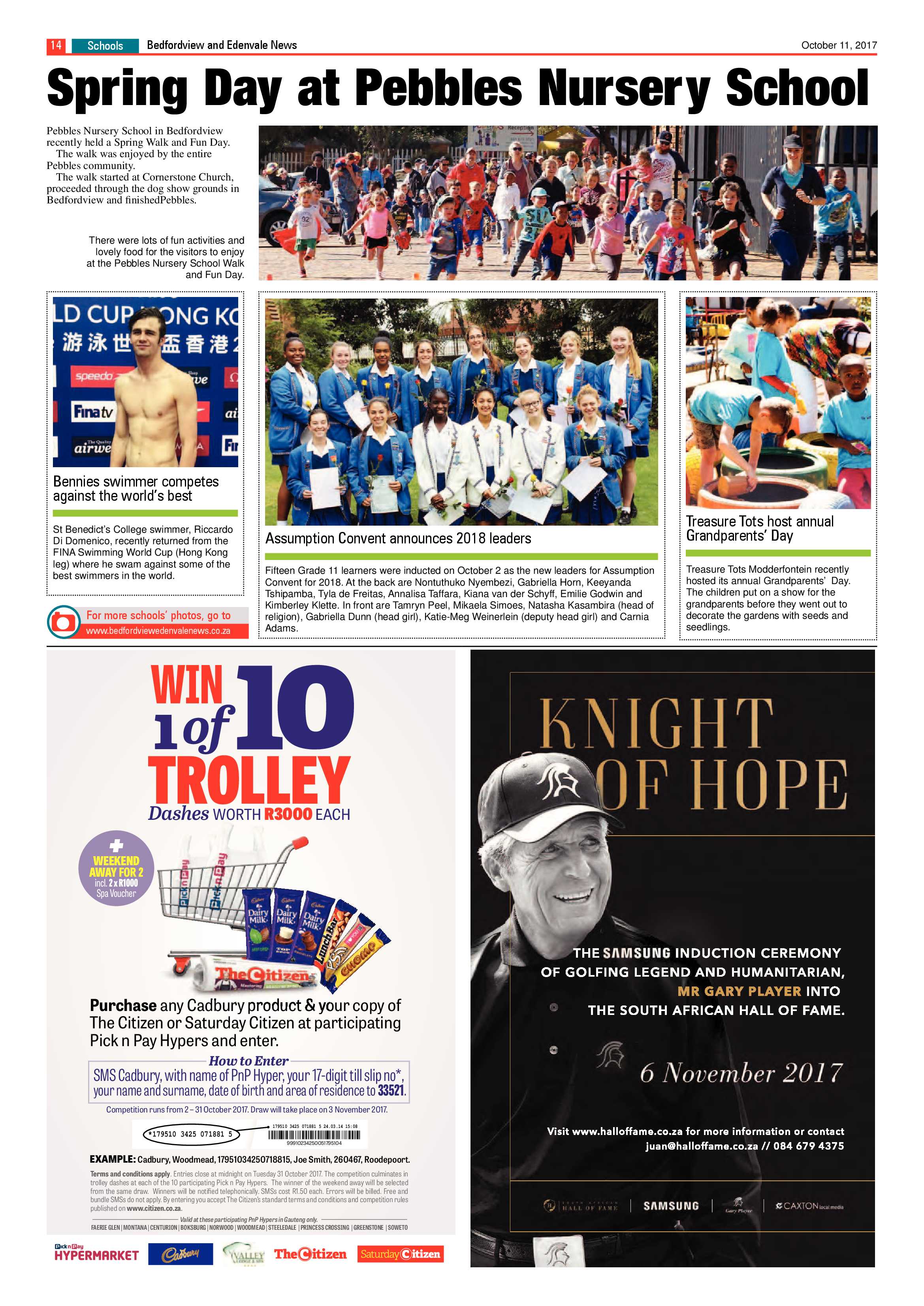 Bedfordview and Edenvale News 11 October 2017 page 14