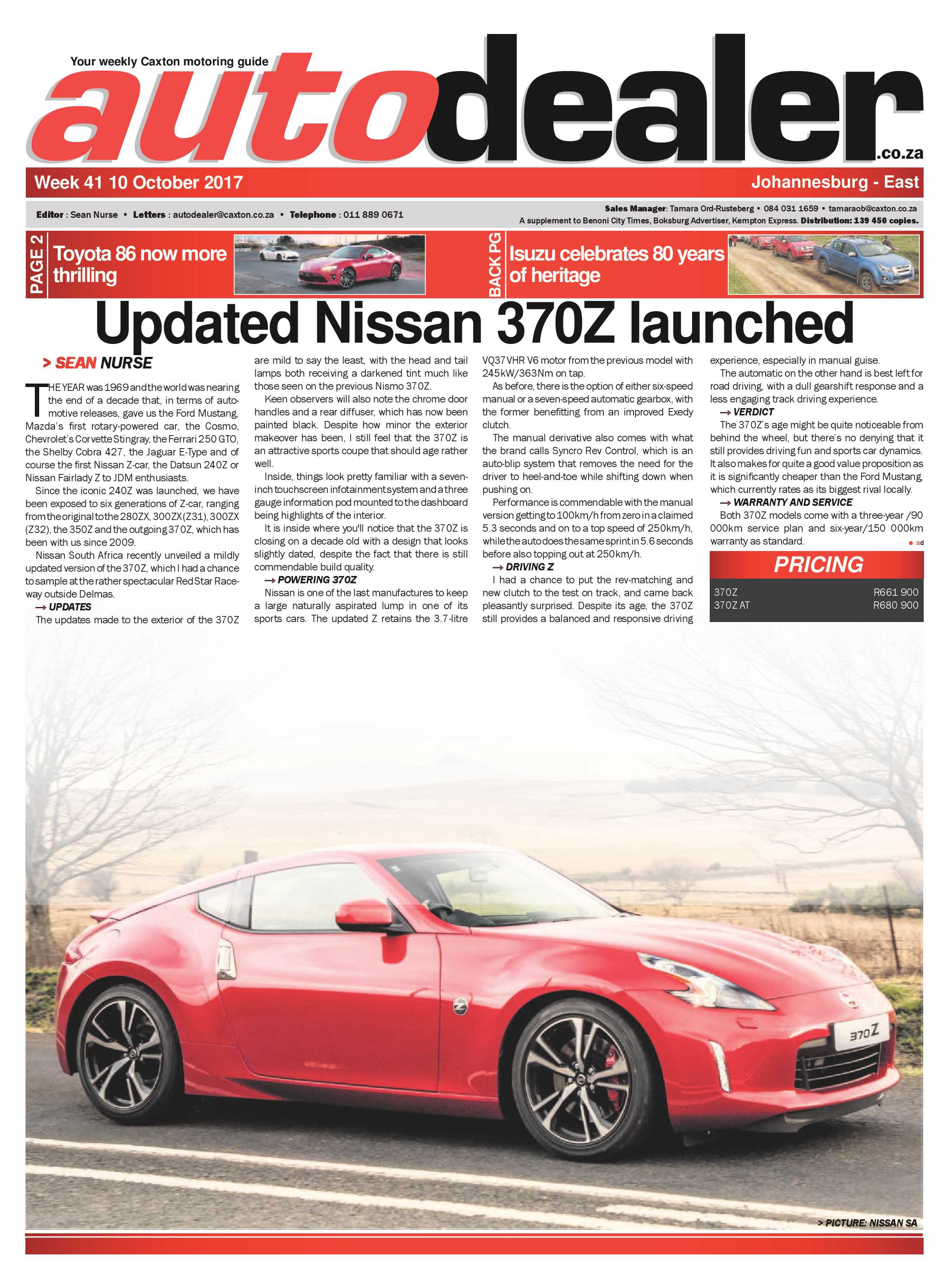 Bedfordview and Edenvale News 11 October 2017 page 25