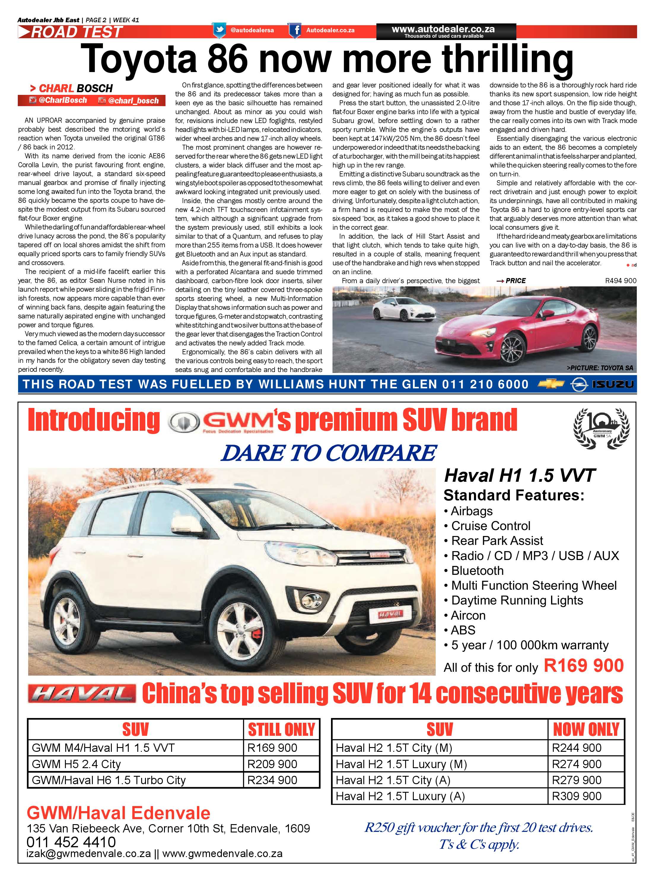 Bedfordview and Edenvale News 11 October 2017 page 26