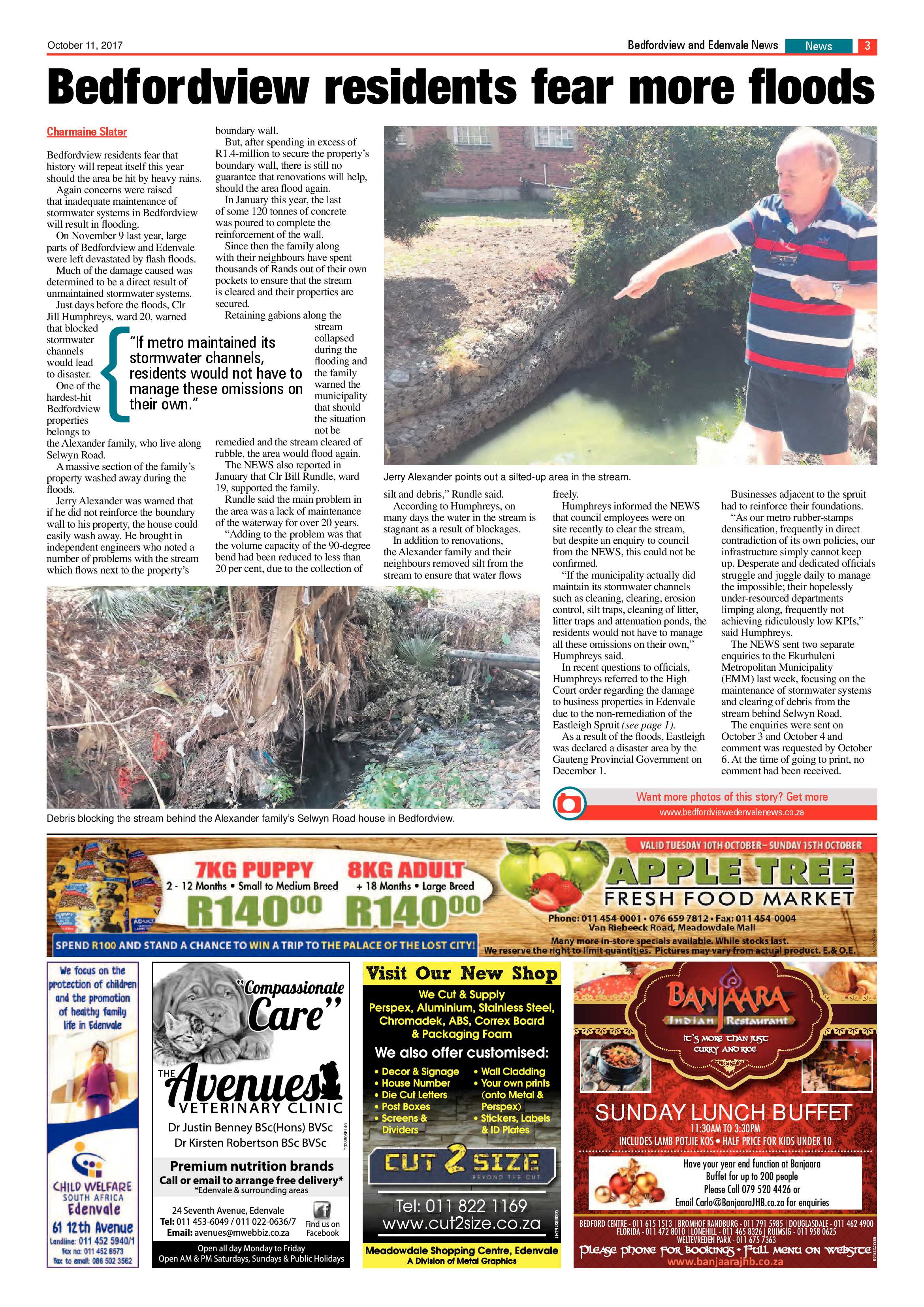 Bedfordview and Edenvale News 11 October 2017 page 3
