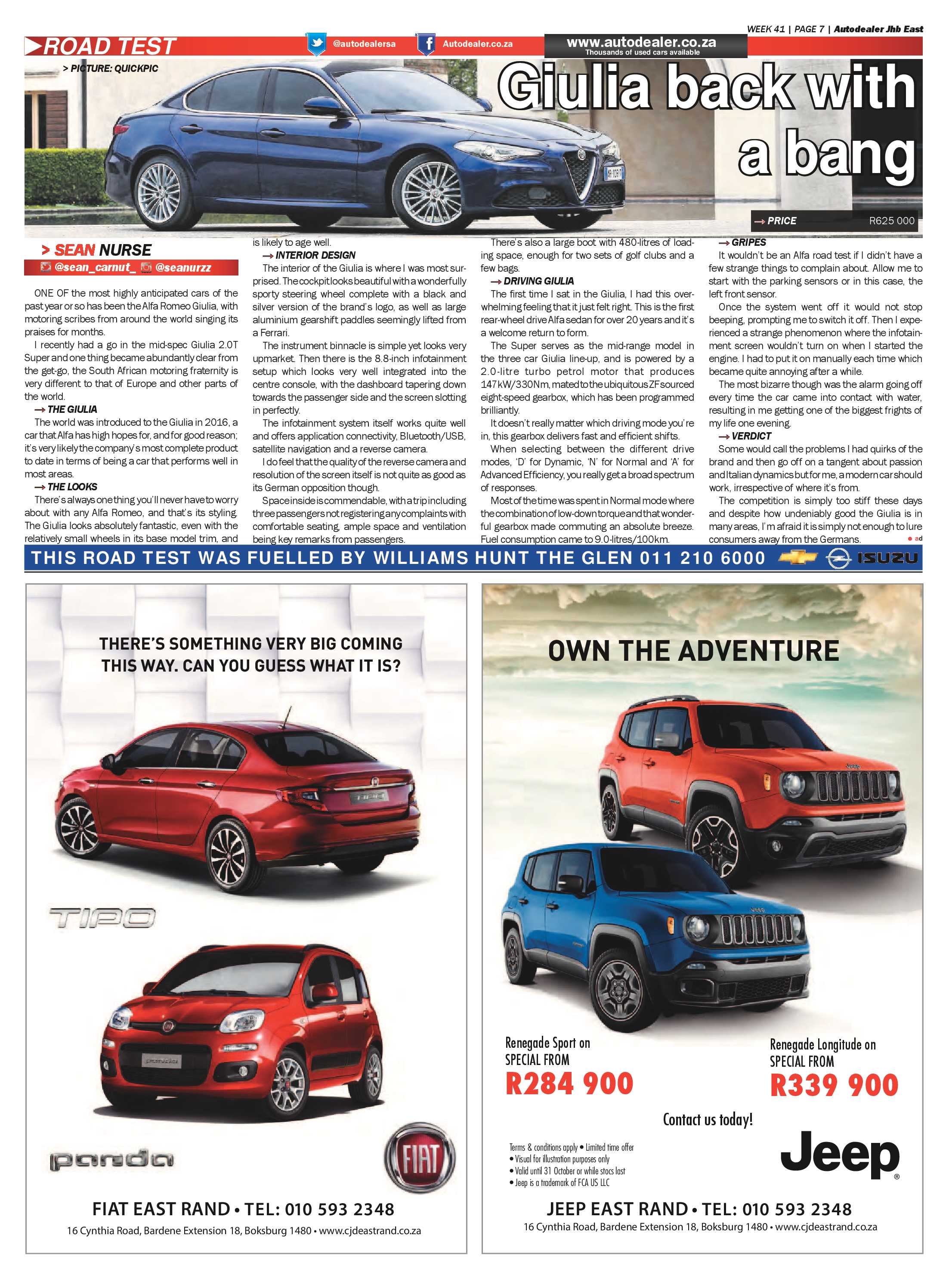 Bedfordview and Edenvale News 11 October 2017 page 31