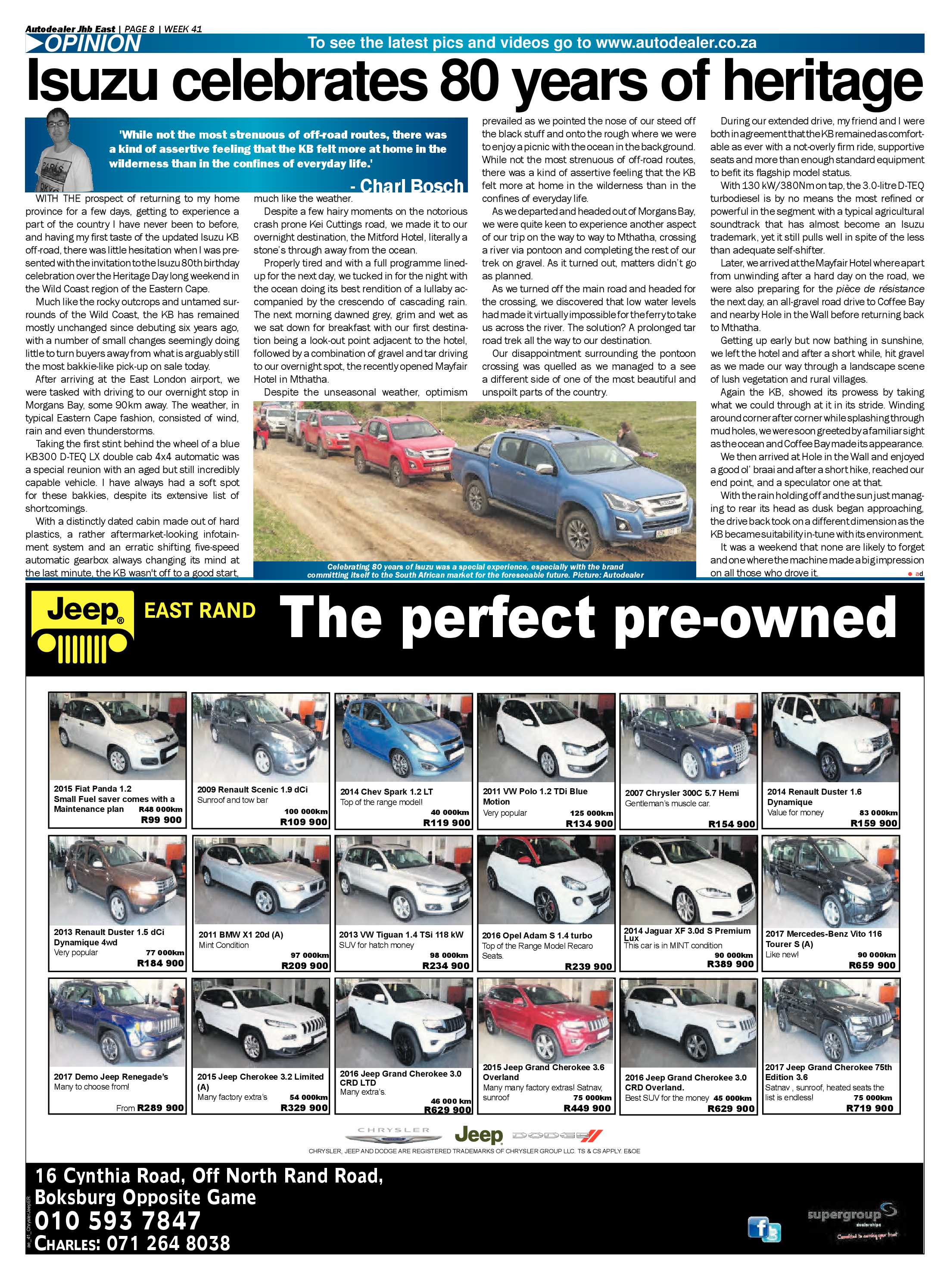 Bedfordview and Edenvale News 11 October 2017 page 32