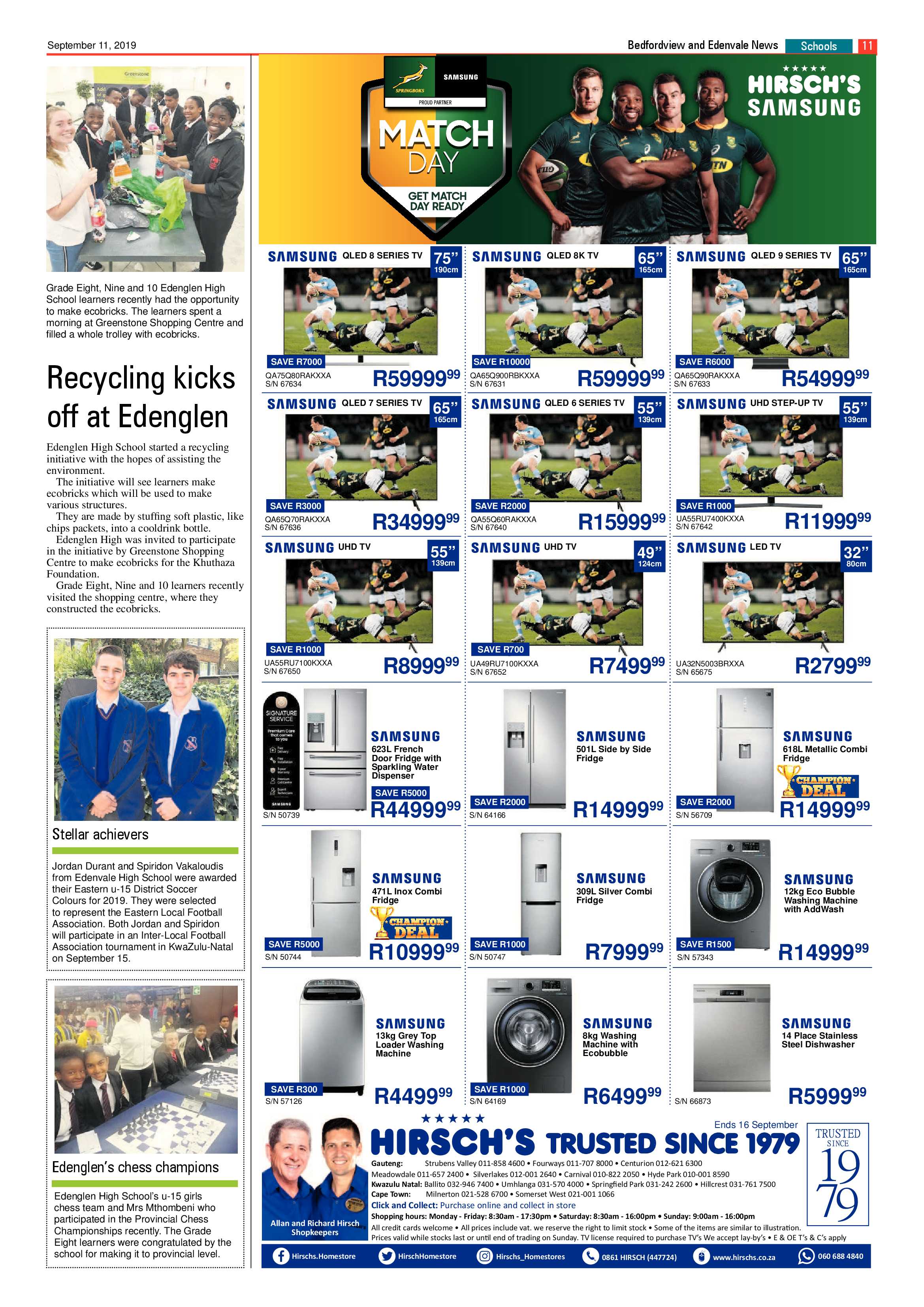 Bedfordview and Edenvale News 11 September 2019 page 11