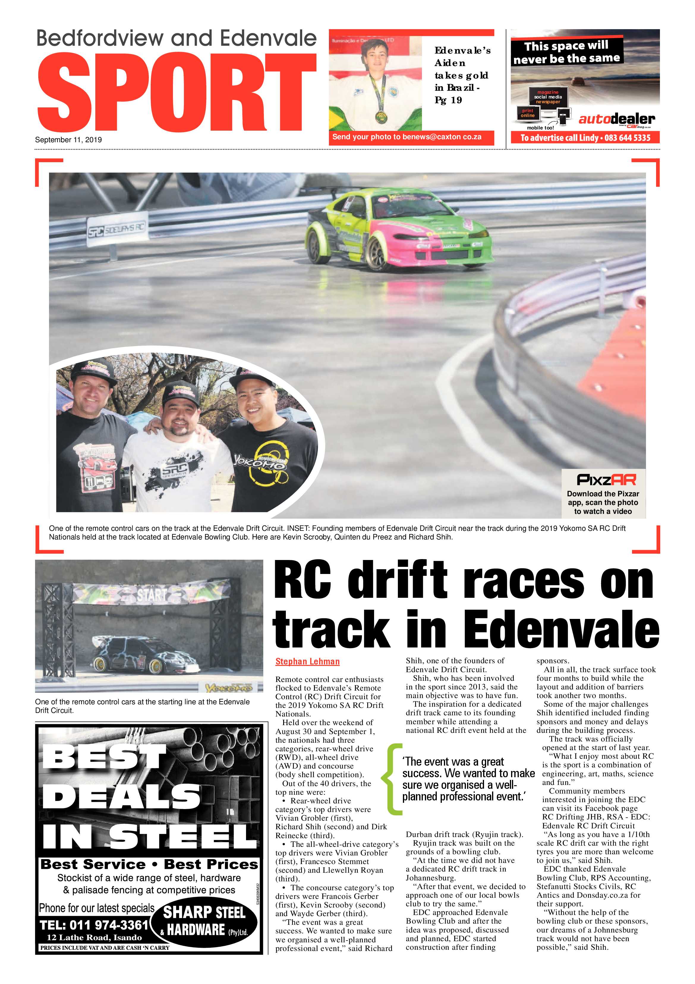 Bedfordview and Edenvale News 11 September 2019 page 20
