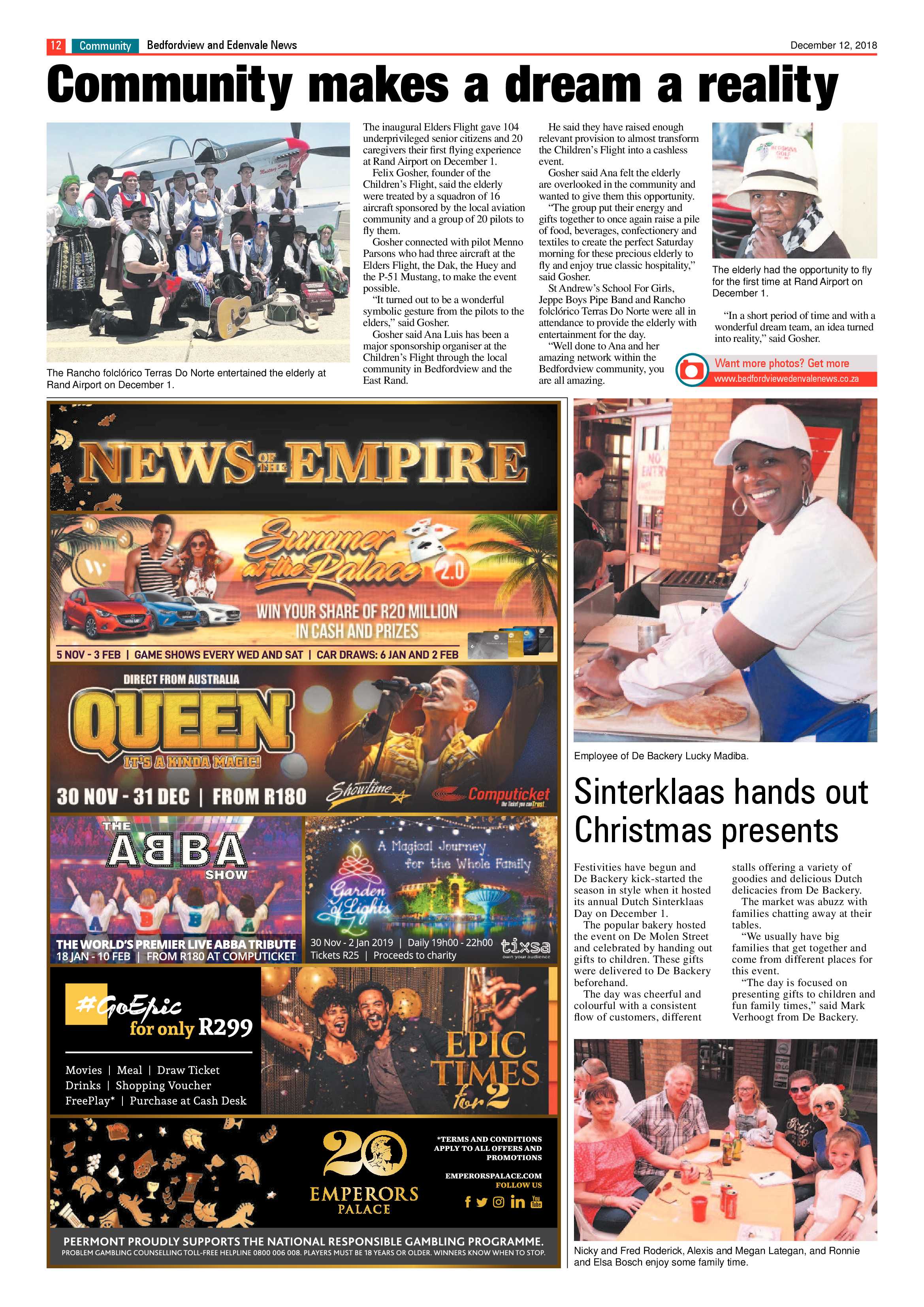 Bedfordview and Edenvale News 12 December 2018 page 12