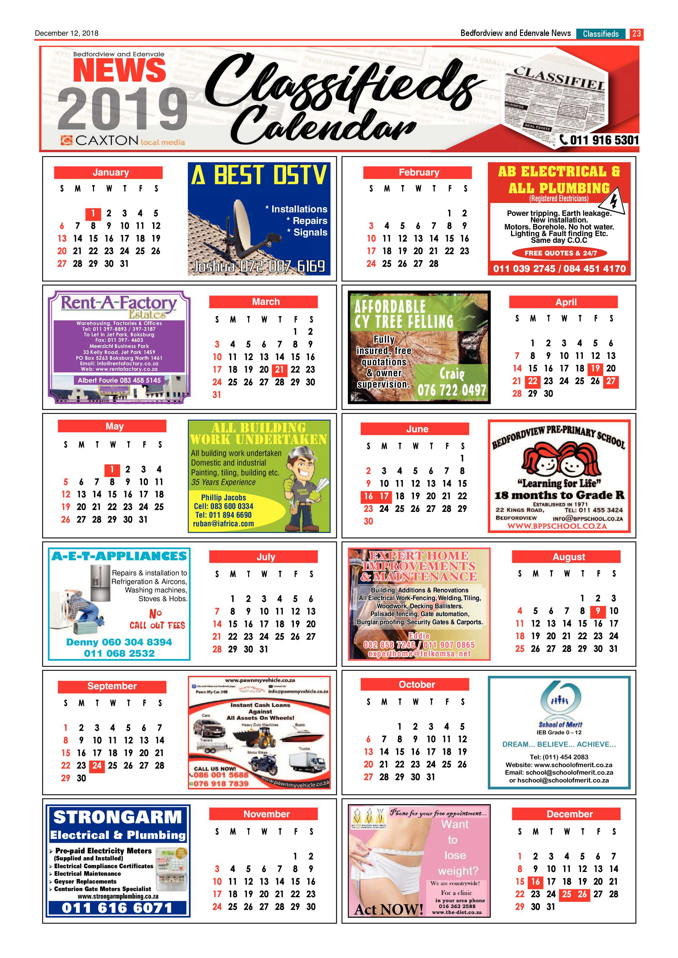 Bedfordview and Edenvale News 12 December 2018 page 22