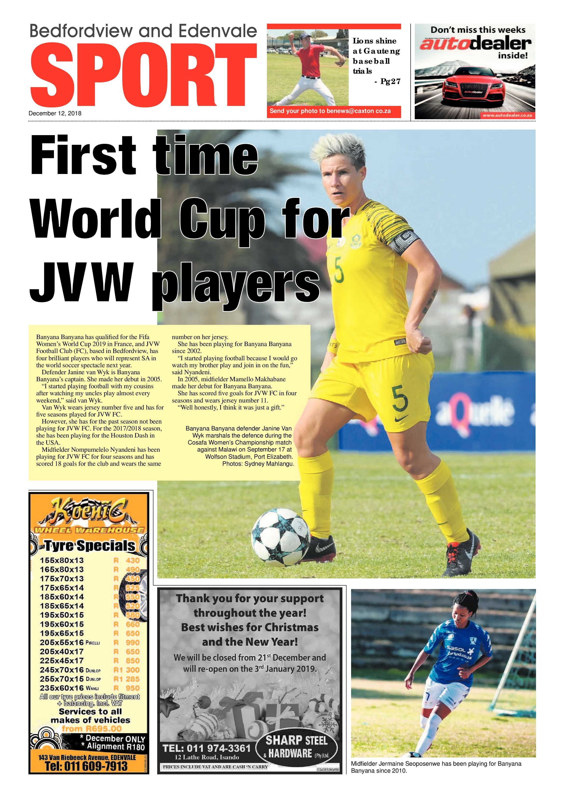 Bedfordview and Edenvale News 12 December 2018 page 27