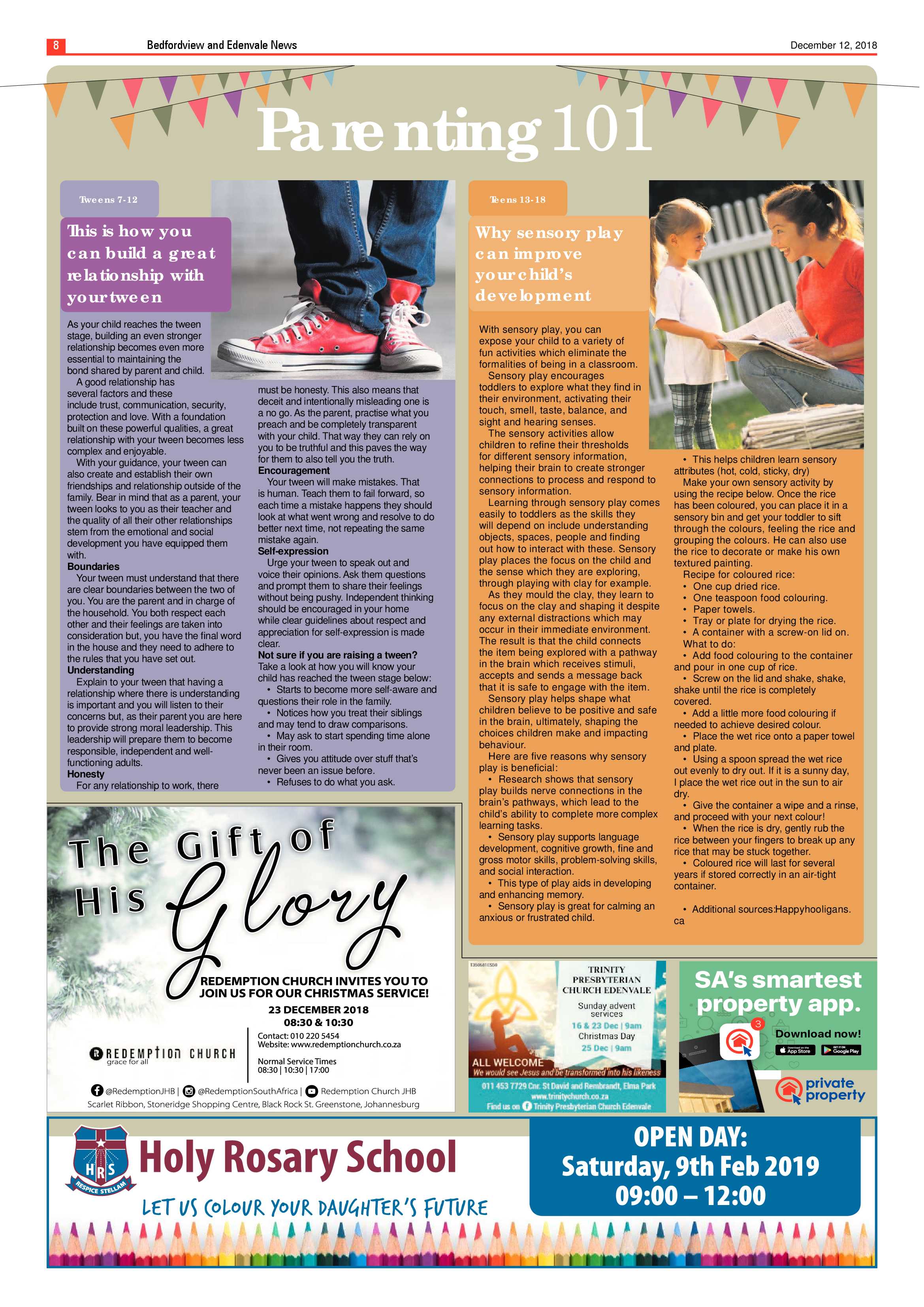 Bedfordview and Edenvale News 12 December 2018 page 8