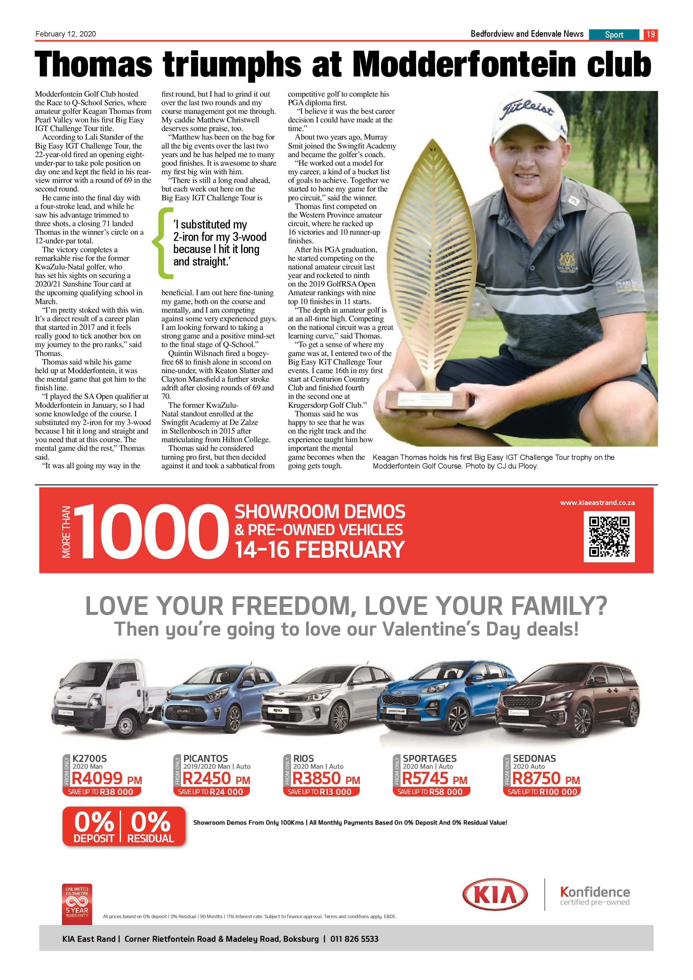 Bedfordview and Edenvale News 12 February 2020 page 19