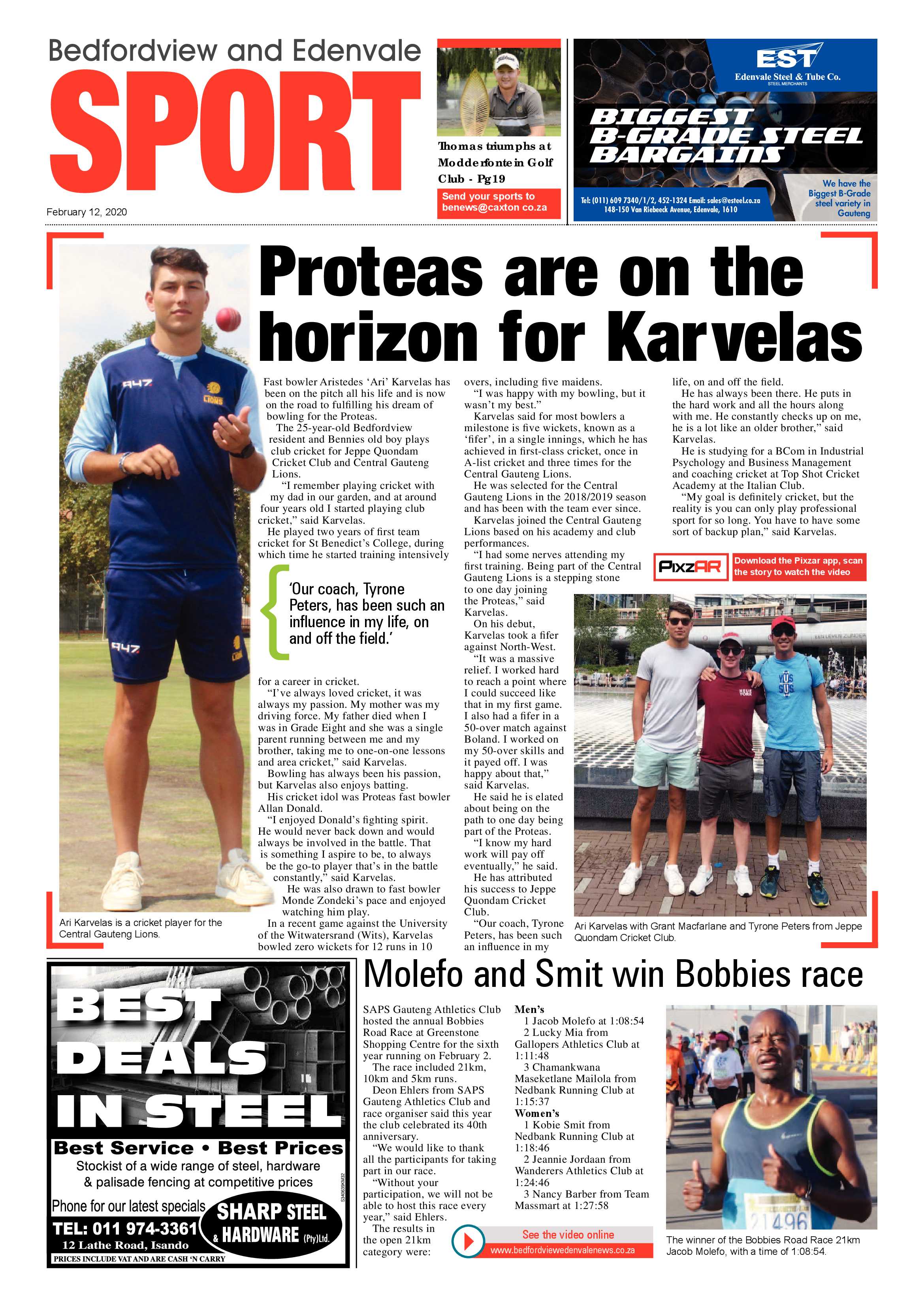 Bedfordview and Edenvale News 12 February 2020 page 20