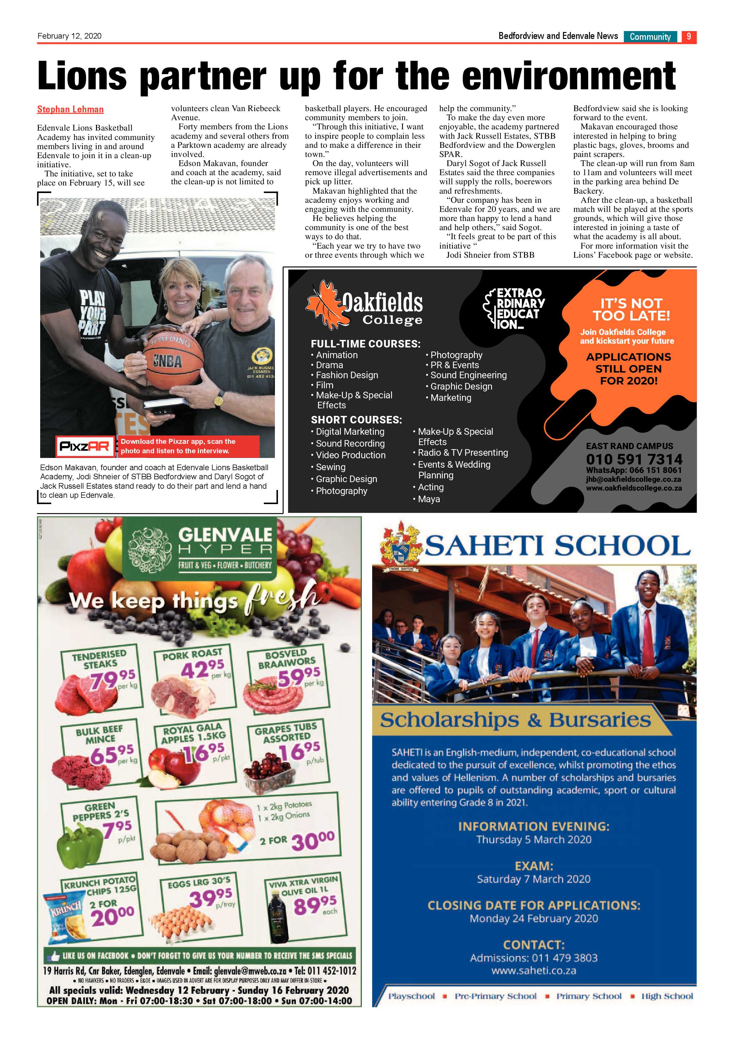 Bedfordview and Edenvale News 12 February 2020 page 9