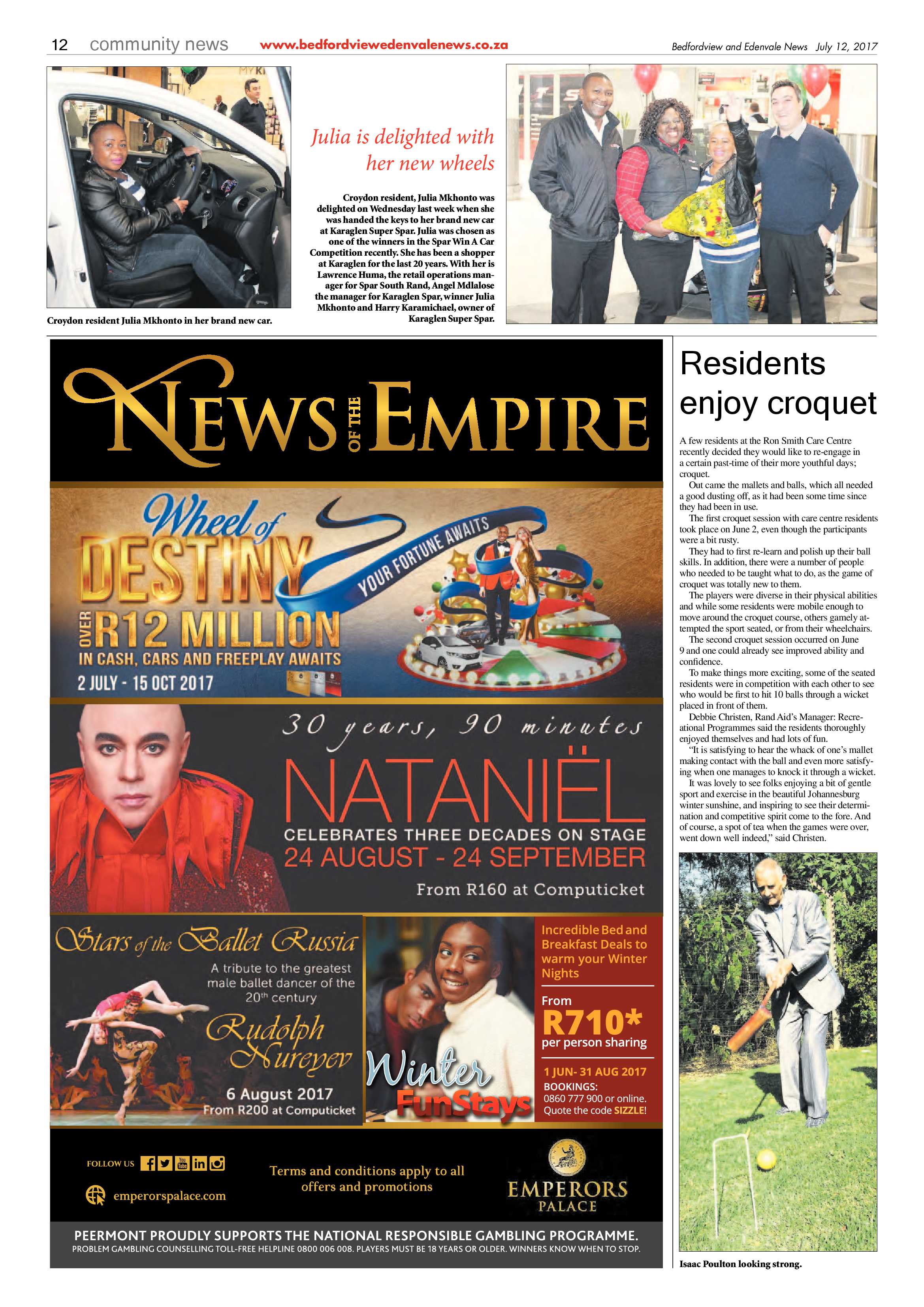 Bedfordview and Edenvale News 12 July 2017 page 12