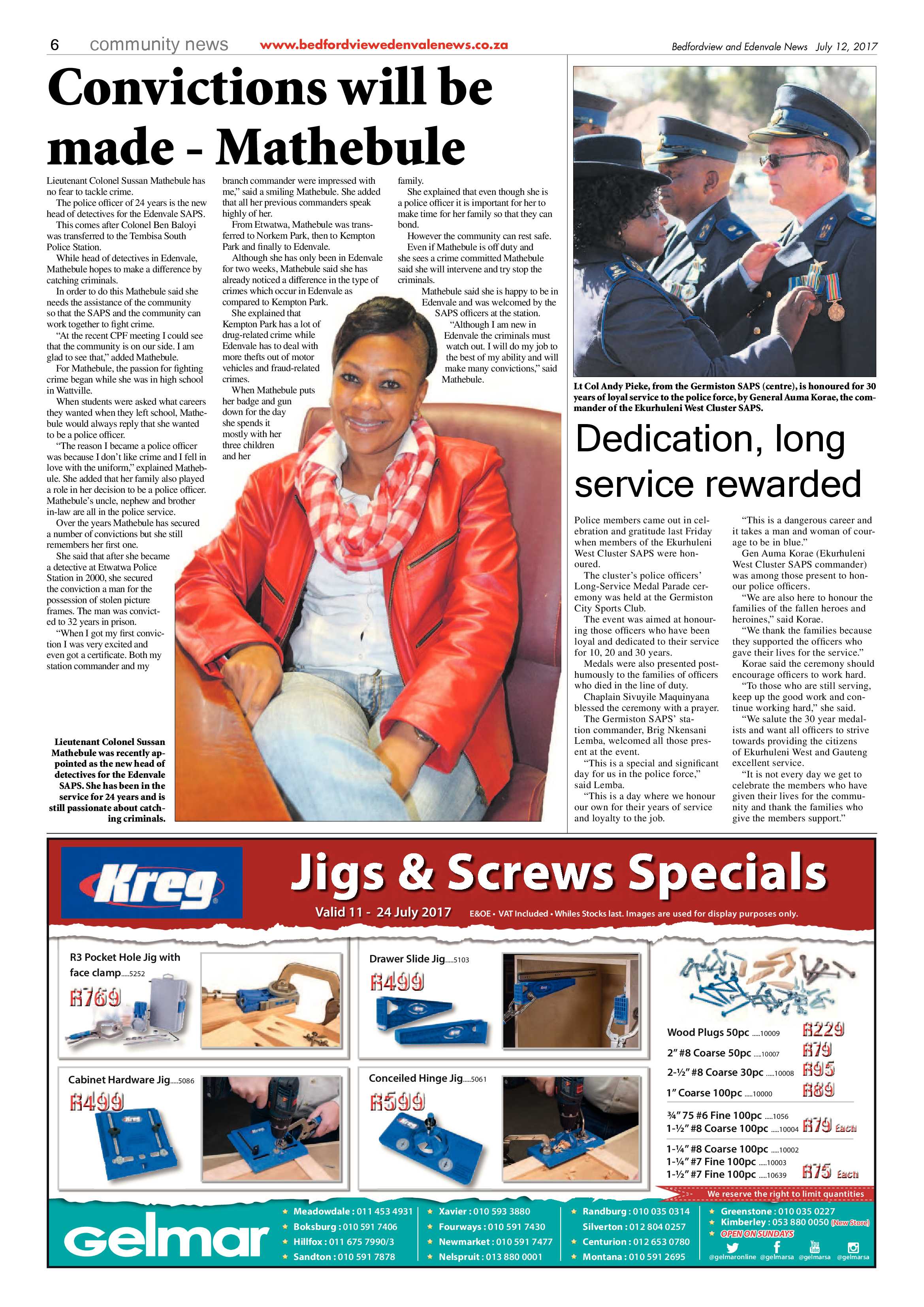 Bedfordview and Edenvale News 12 July 2017 page 6