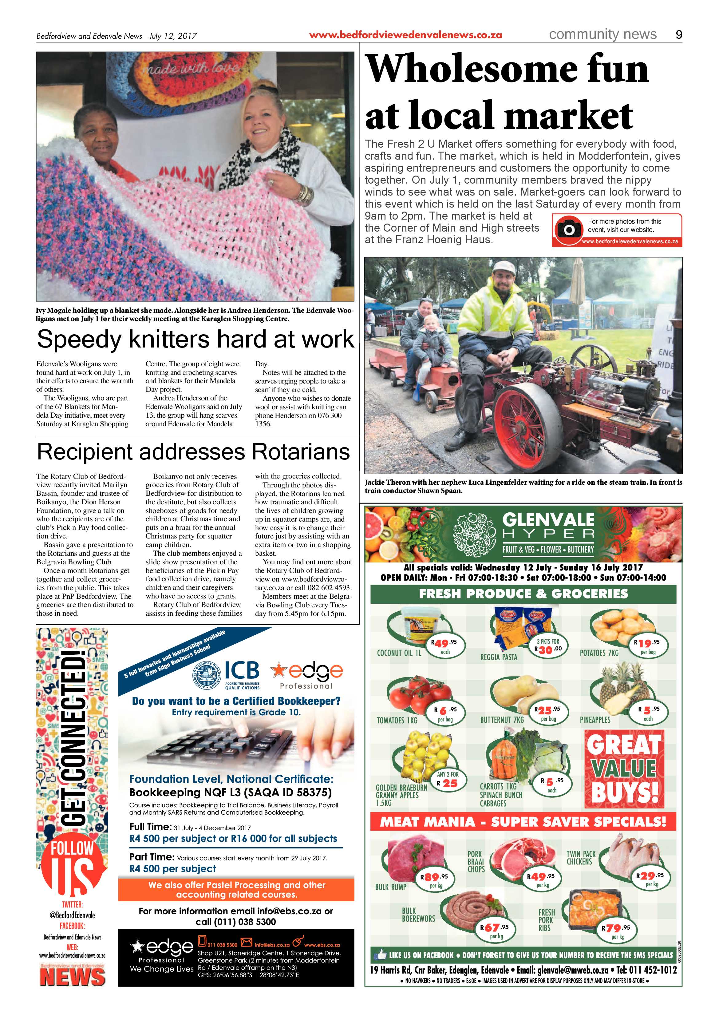 Bedfordview and Edenvale News 12 July 2017 page 9