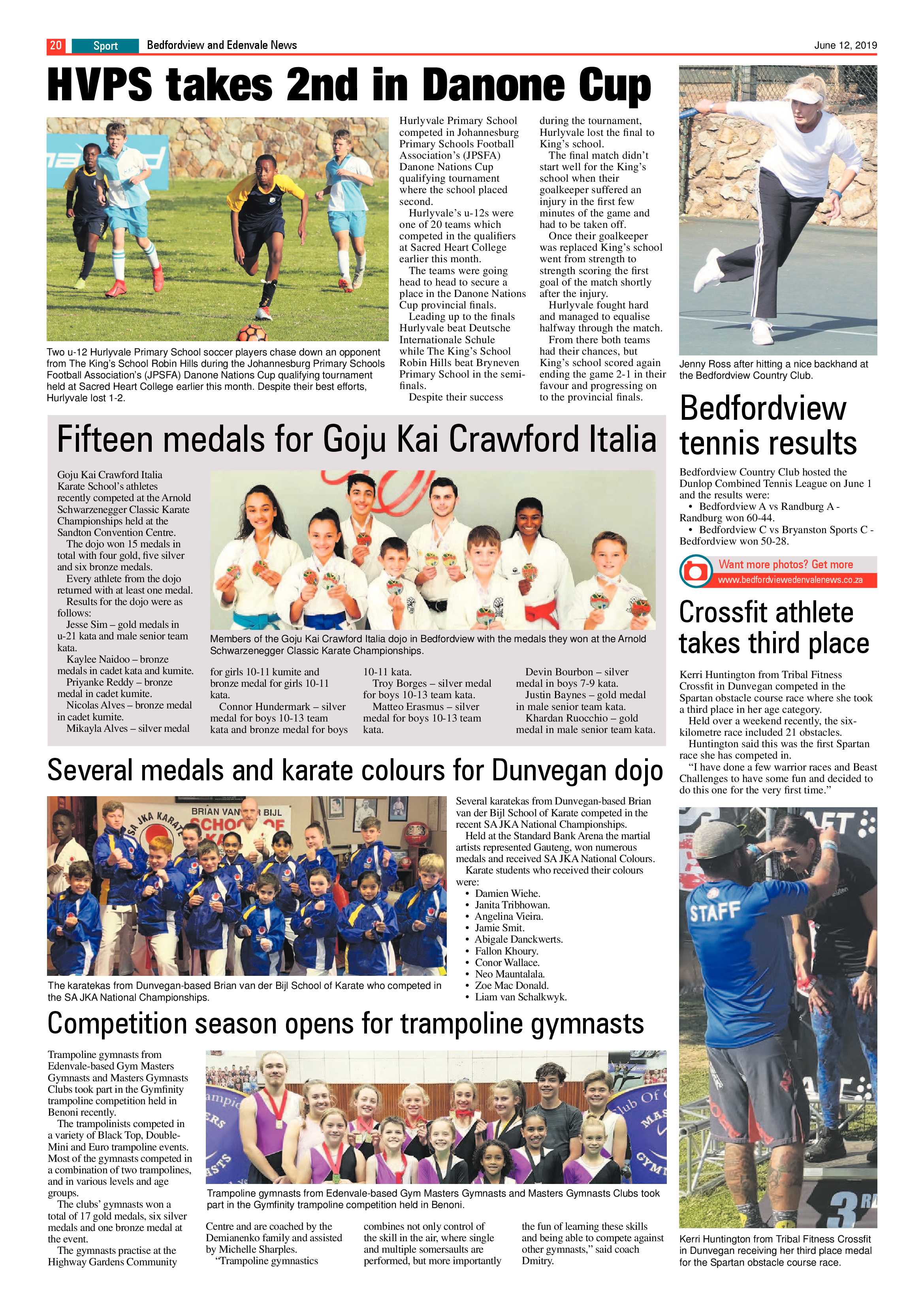 Bedfordview and Edenvale News 12 June 2019 page 20
