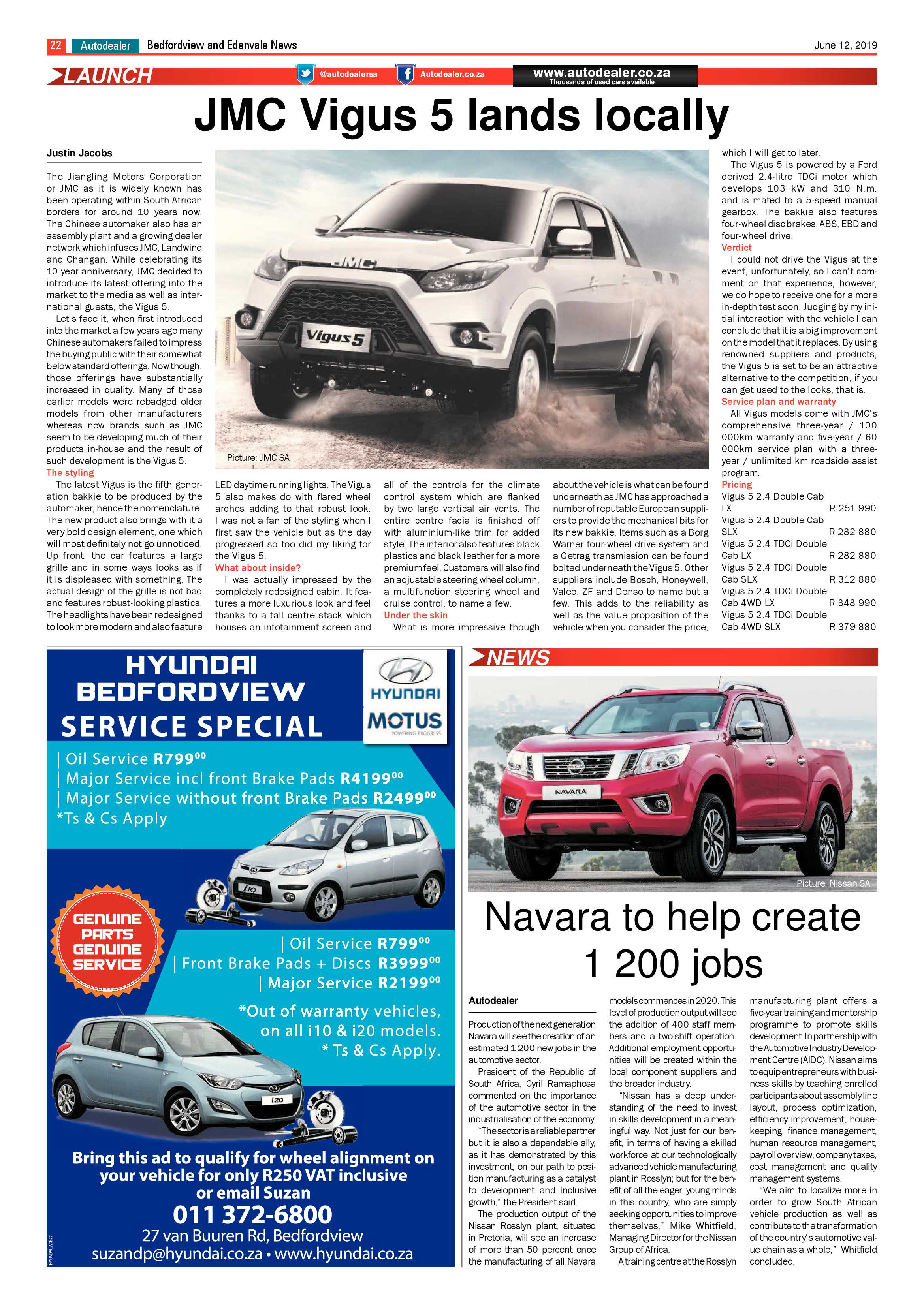 Bedfordview and Edenvale News 12 June 2019 page 22
