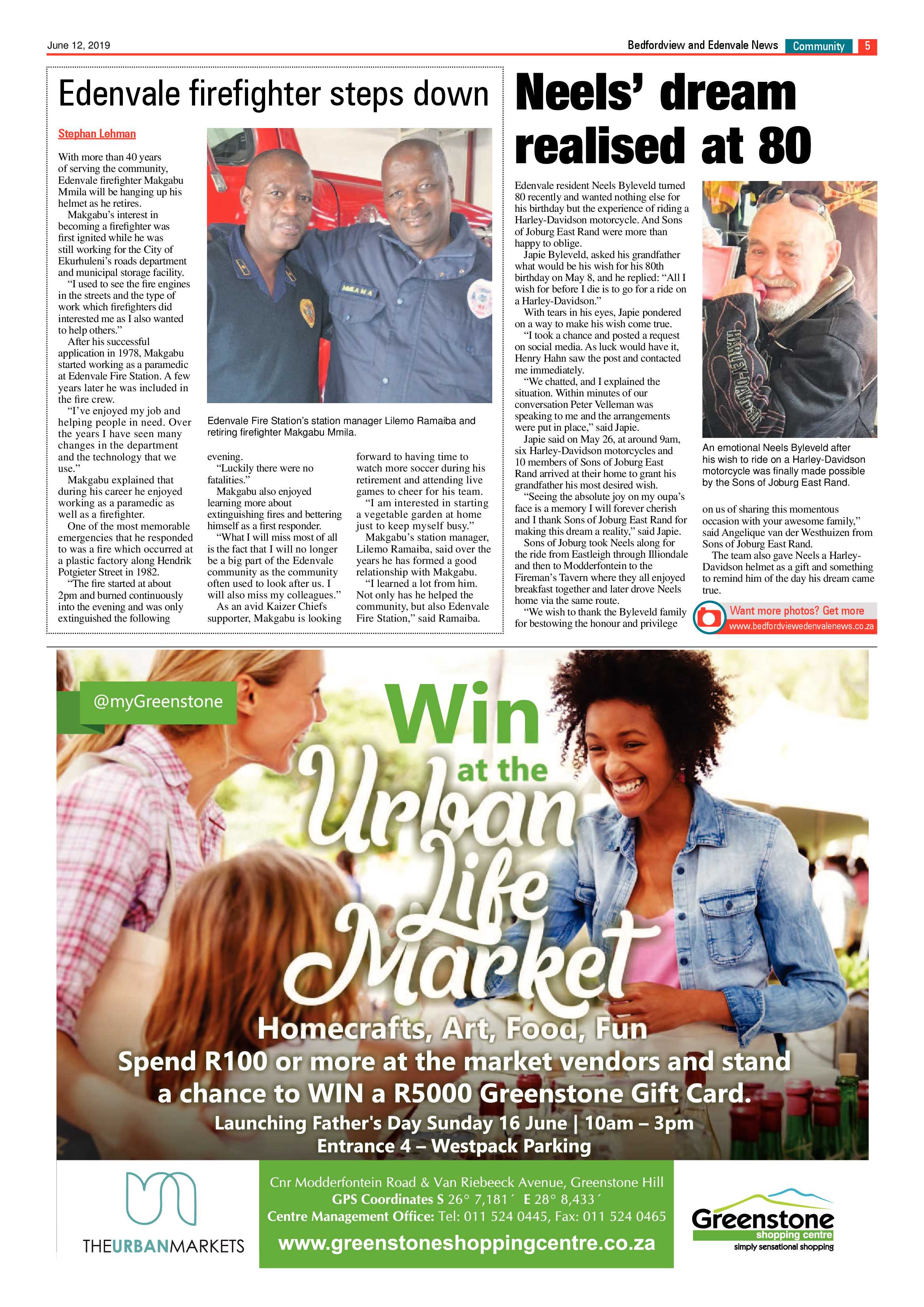 Bedfordview and Edenvale News 12 June 2019 page 5