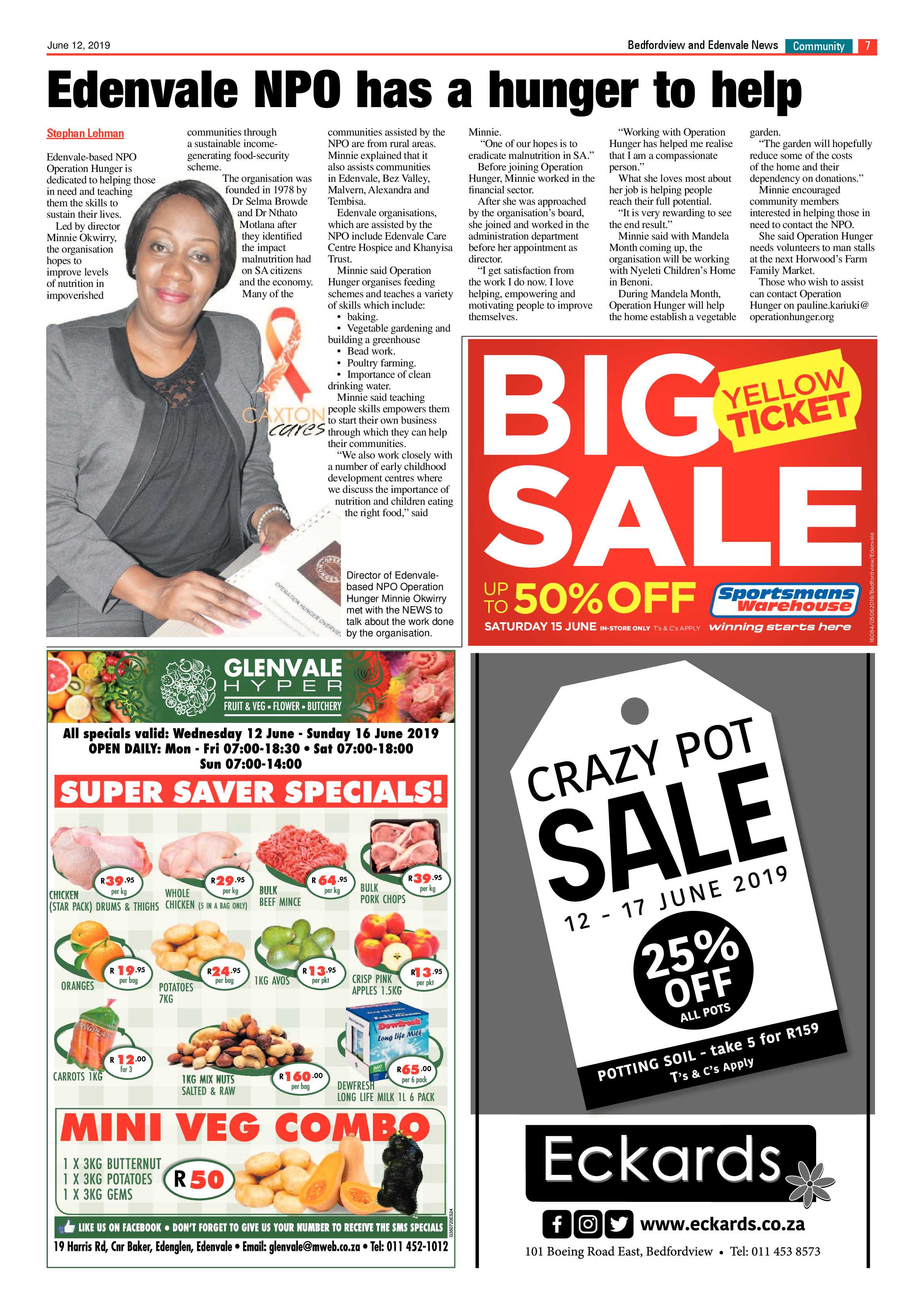 Bedfordview and Edenvale News 12 June 2019 page 7